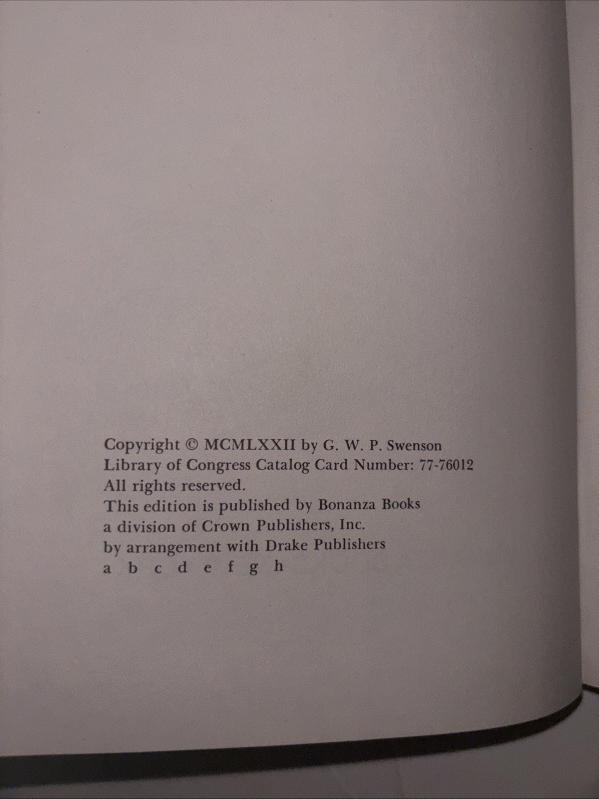 Pictorial History Of The Rifle by G W P Swenson, HBwDJ, 1972, 184 pages, illust