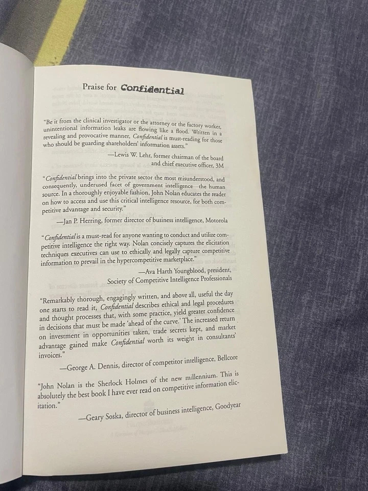 Confidential By John Nolan, paperback/ brand New, free Shipping Worldwide/NEW