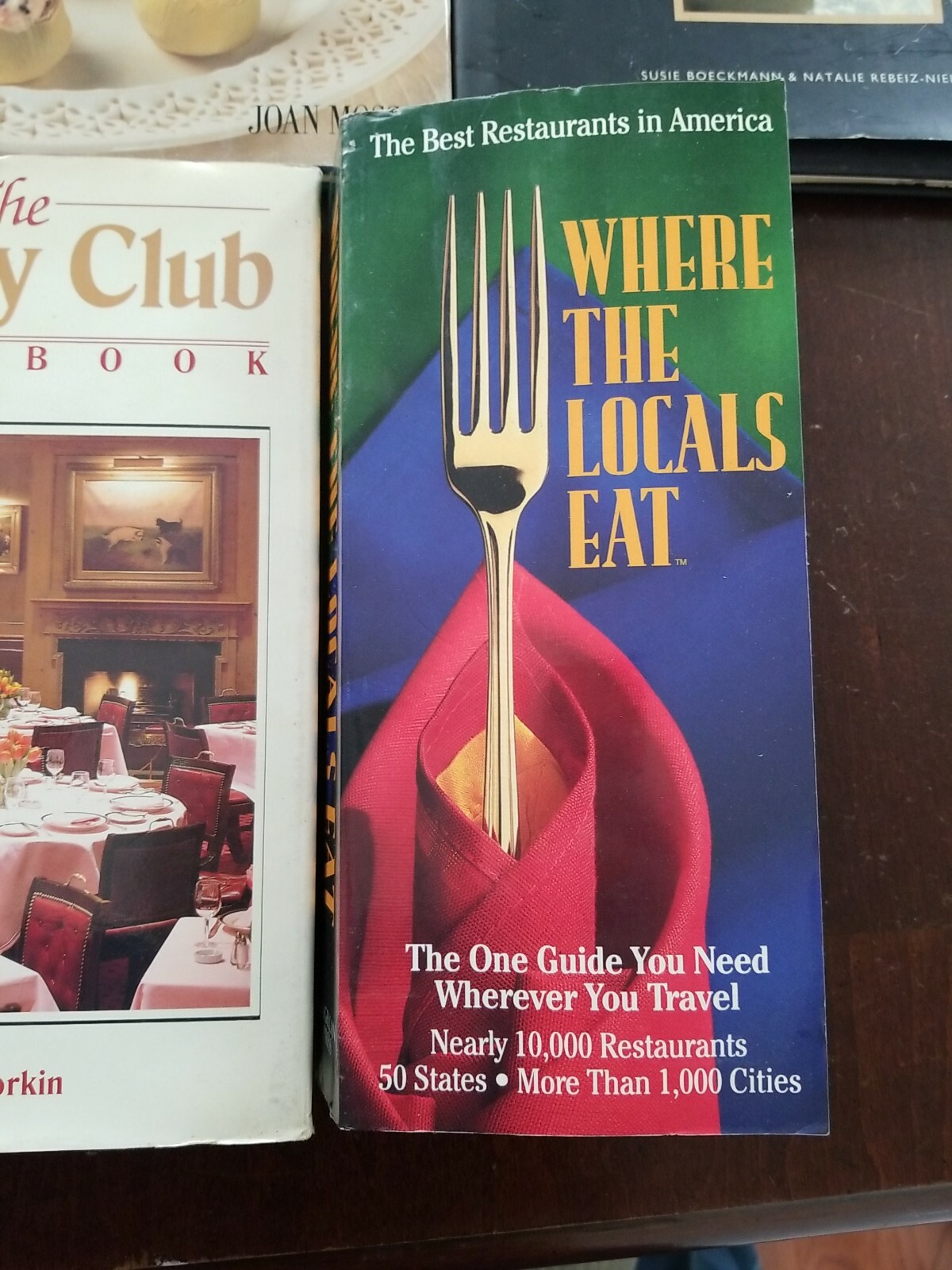 Vintage Lot of 6 Cookbooks and Restaurant Guide. Caviar, Jockey Club, Bagels