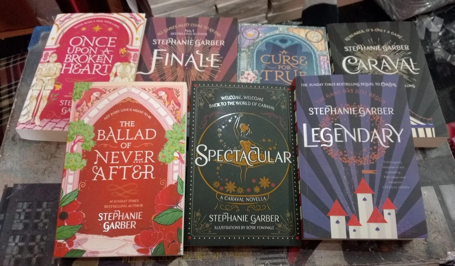 Caraval Books Series, by Stephanie Garber 7 book set paper back Free shipping