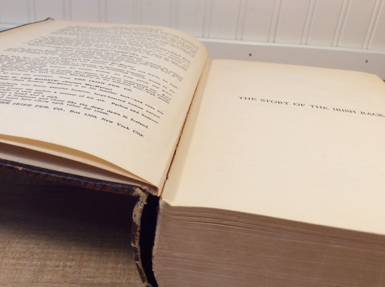 The Story of the Irish Race, Seumas MacManus, 1922 Hardcover, 3rd Edition
