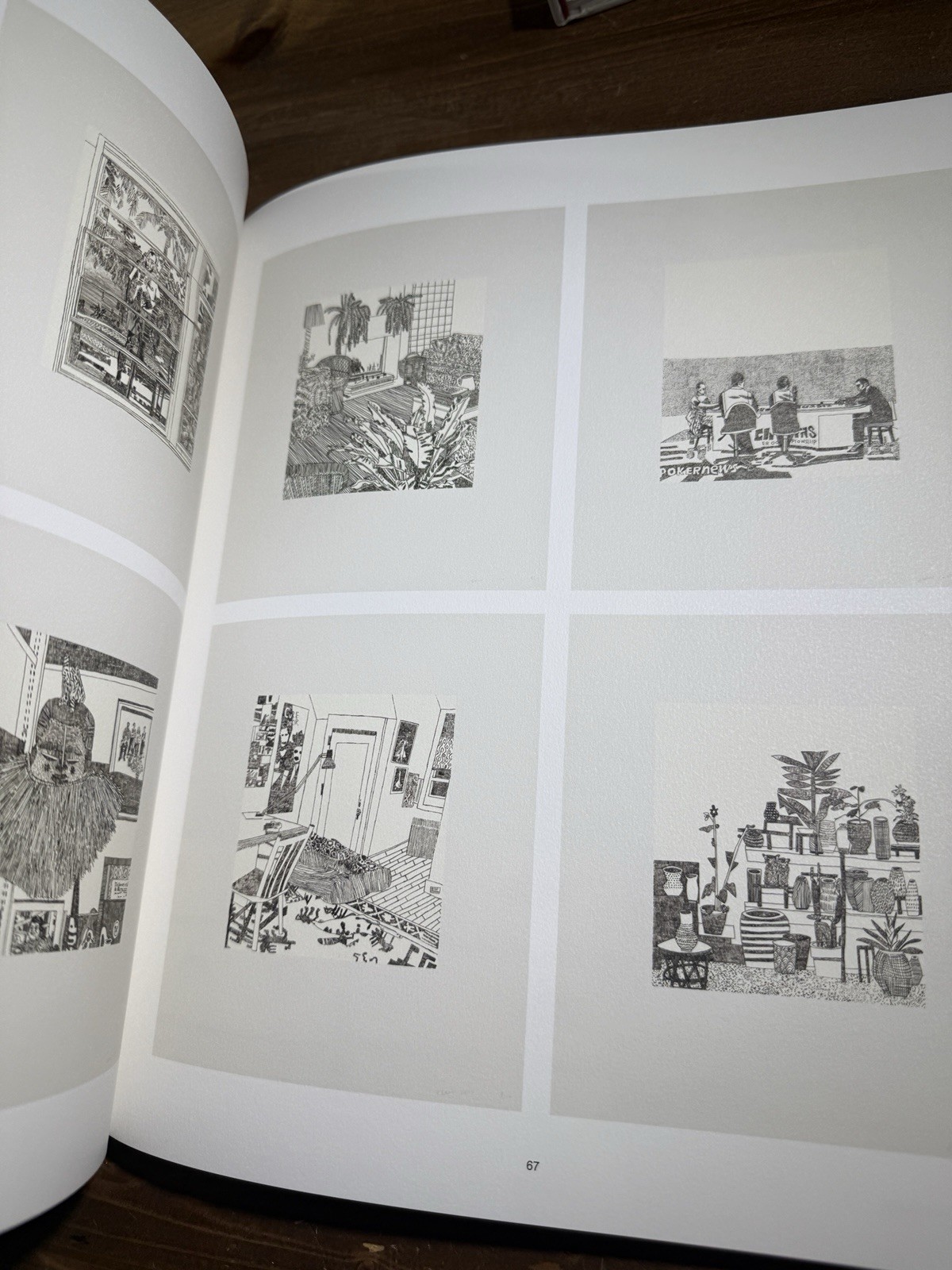 Jonas Wood Hardcover Book “Jonas Wood: Prints” 184 Pages Hardcover Artwork