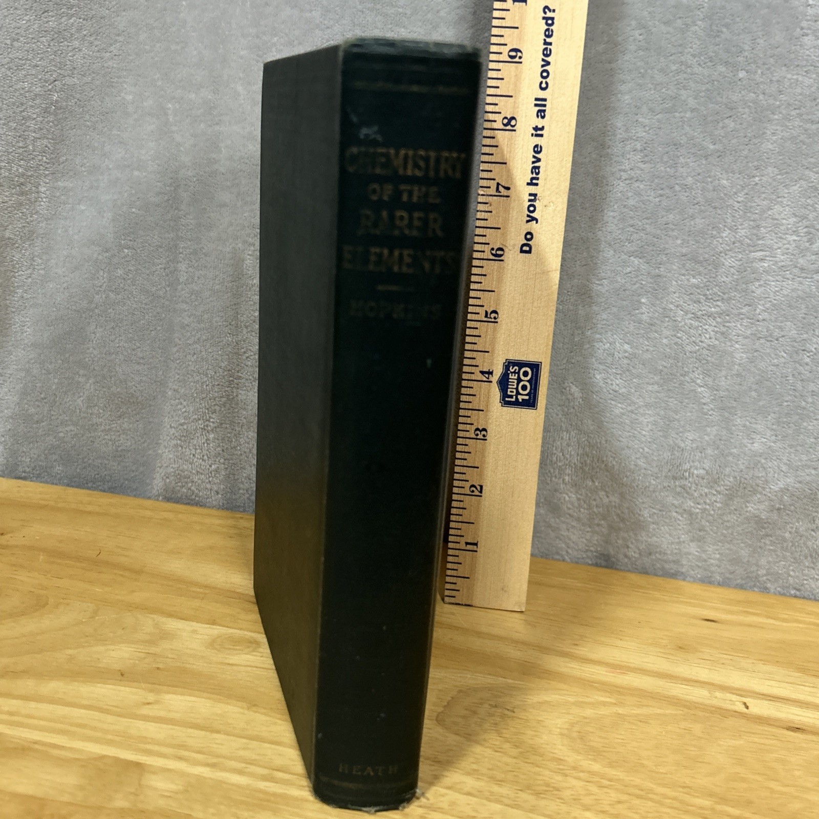 Chemistry of the Rarer Elements Hardback