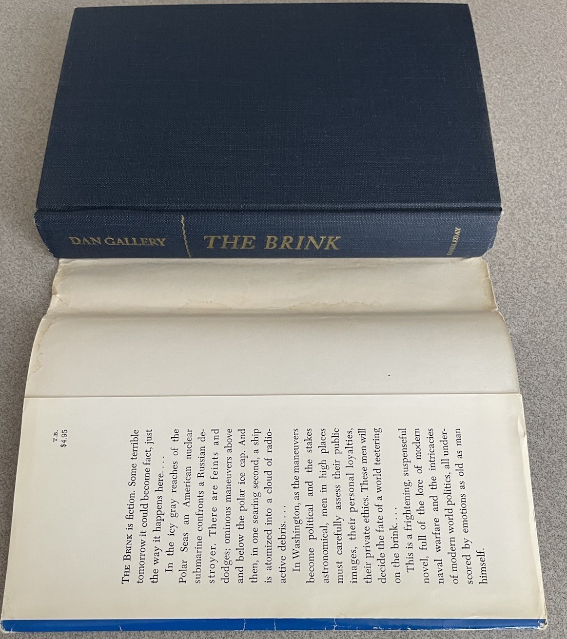 The Brink, FIRST EDITION. SIGNED.