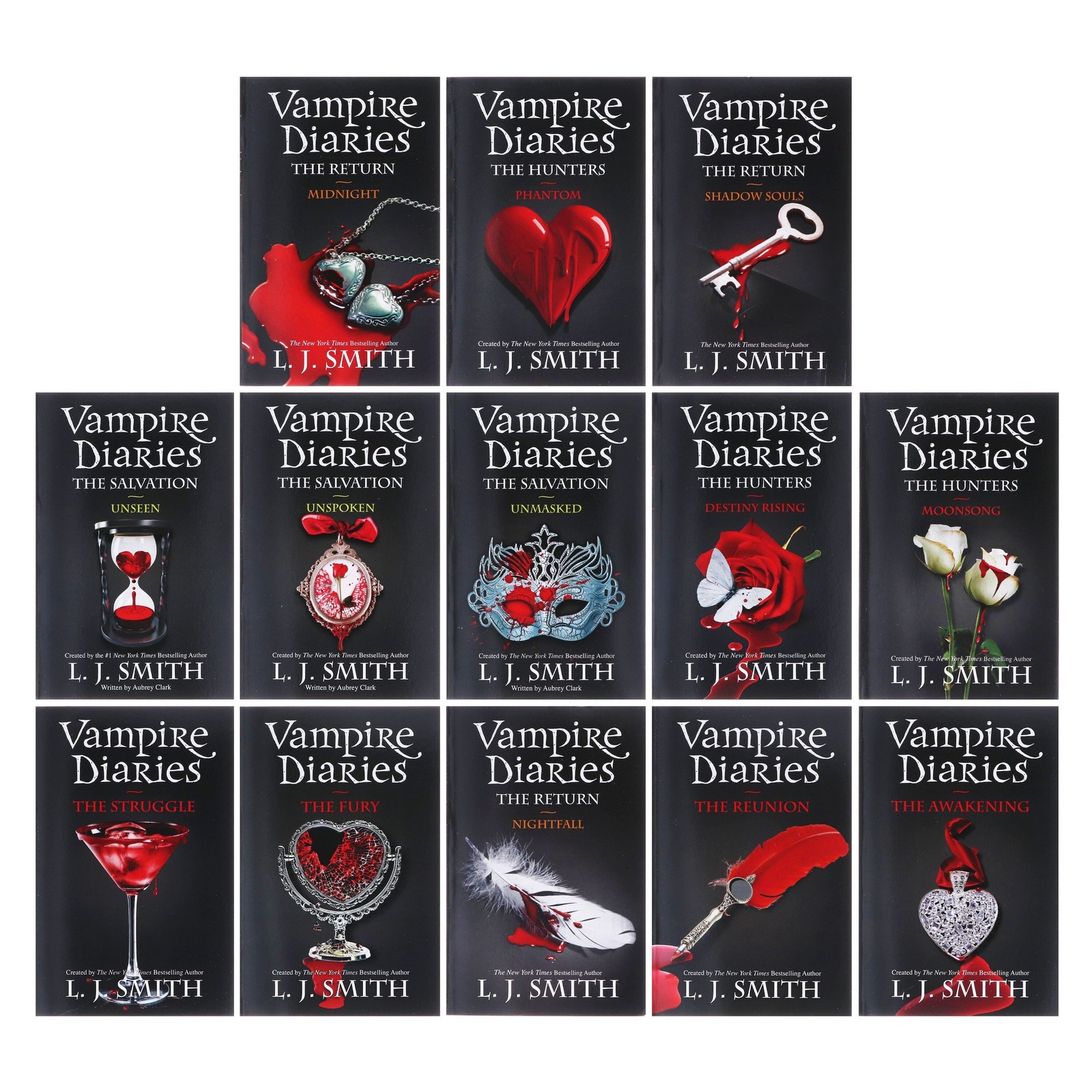 Vampire Diaries The Complete 13 Books Box Set by L. J. Smith – Ages 12+ – PB