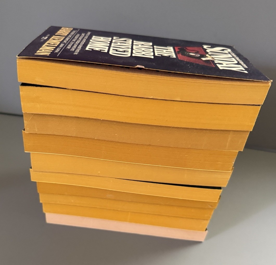 Lot 10 Harry Kemelman Rabbi Small Paperback Books Mysteries Vintage 1980s 1990s