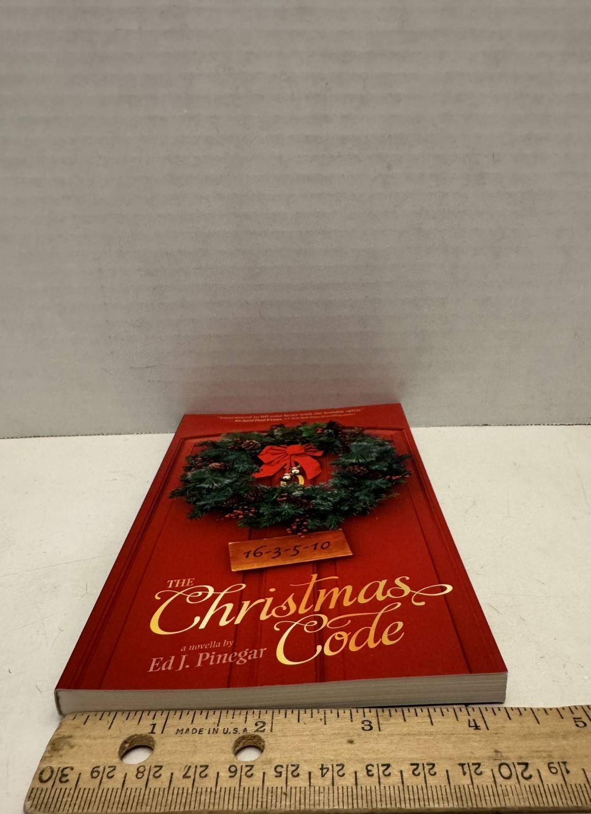 “The Christmas Code” Covenant Communications Paperback Ed J. Pinegar, New 2014