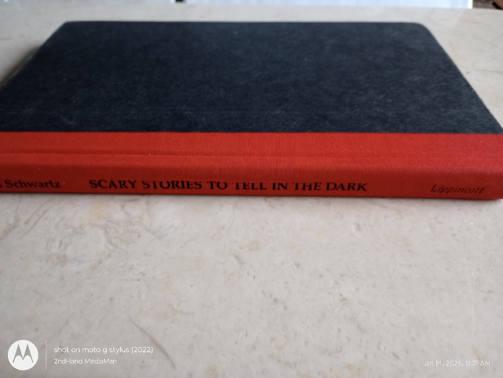 1981 1ST/9TH SCARY STORIES TO TELL IN THE DARK ALVIN SCHWARTZ HC/HARDCOVER BOOK