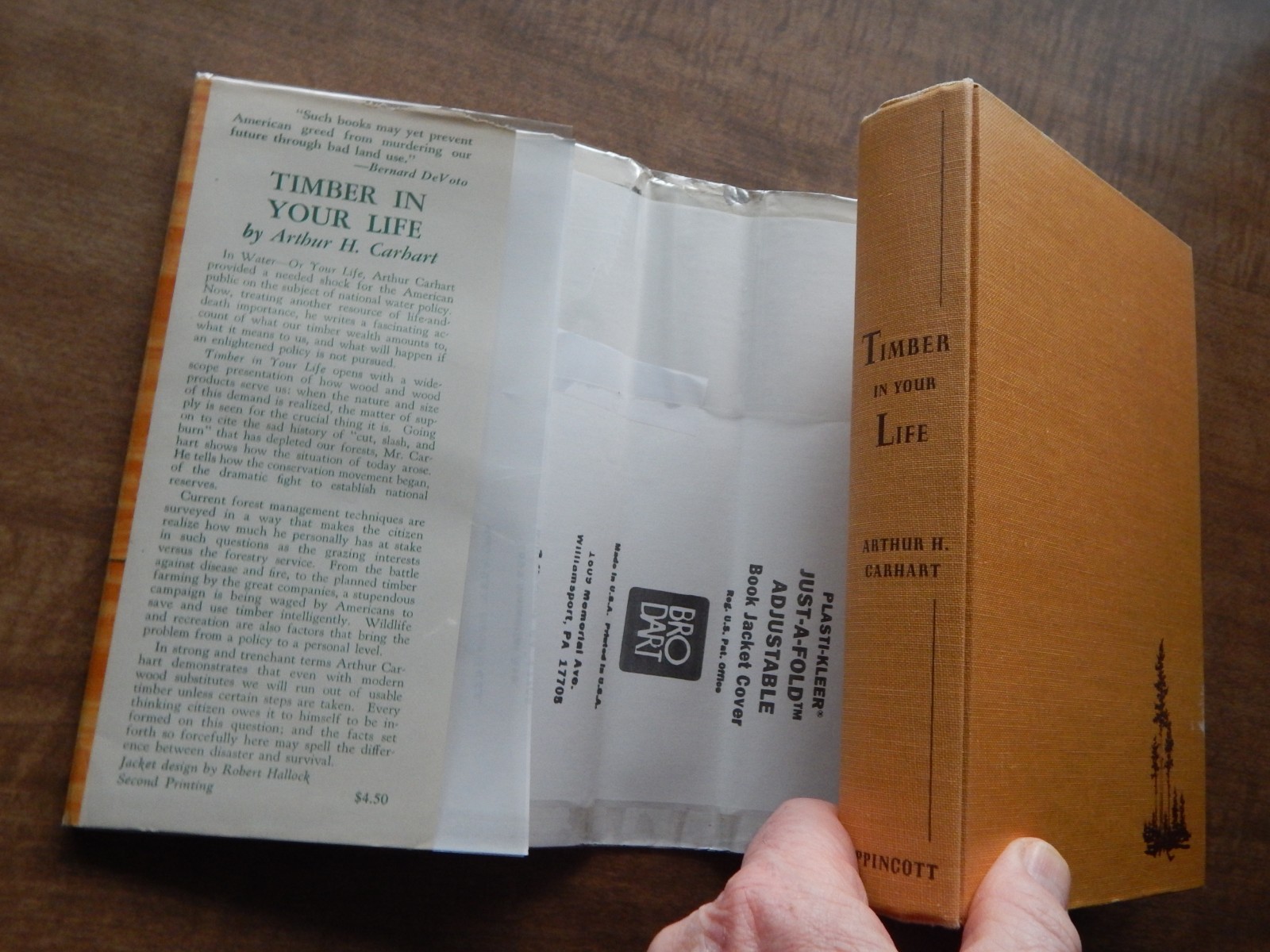 Timber In Your Life by Arthur H. Carhart Hardcover w/DJ 1955 Second