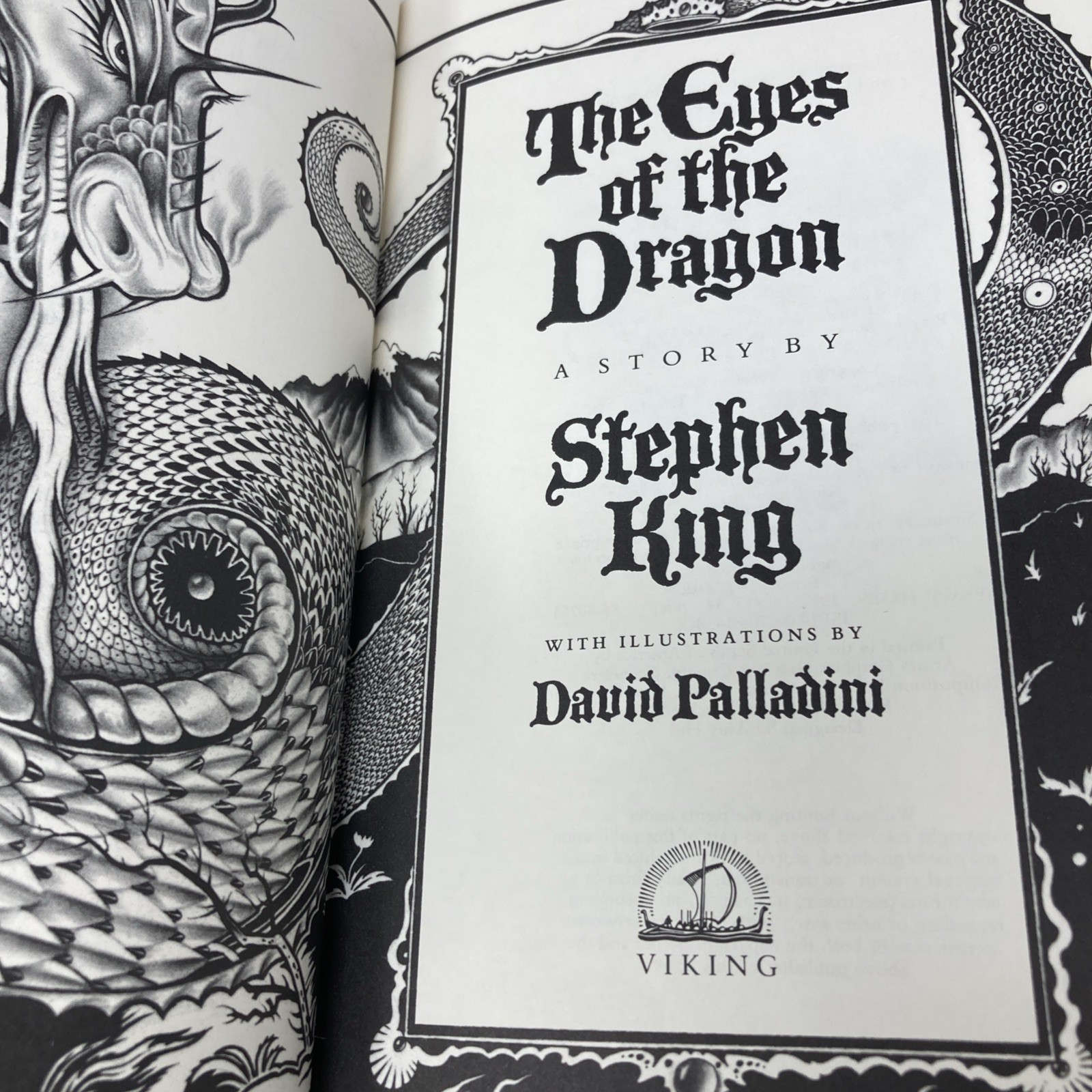 The Eyes of the Dragon by Stephen King 1987 True First Edition 1st Printing HCDJ
