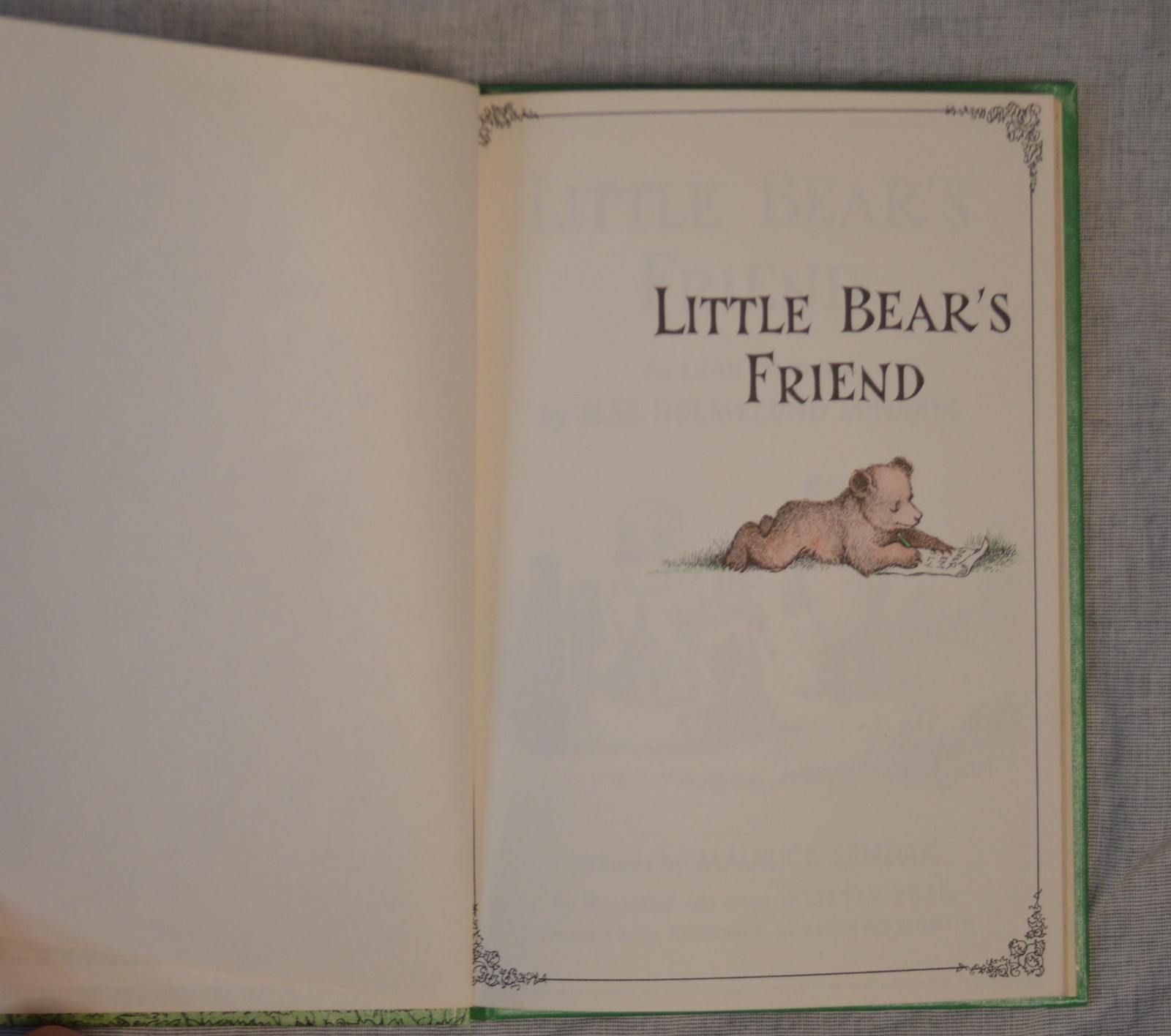 Little Bears Friend Harper and Row Maurice Sendak Else Helmelud Minarik 1960 VTG