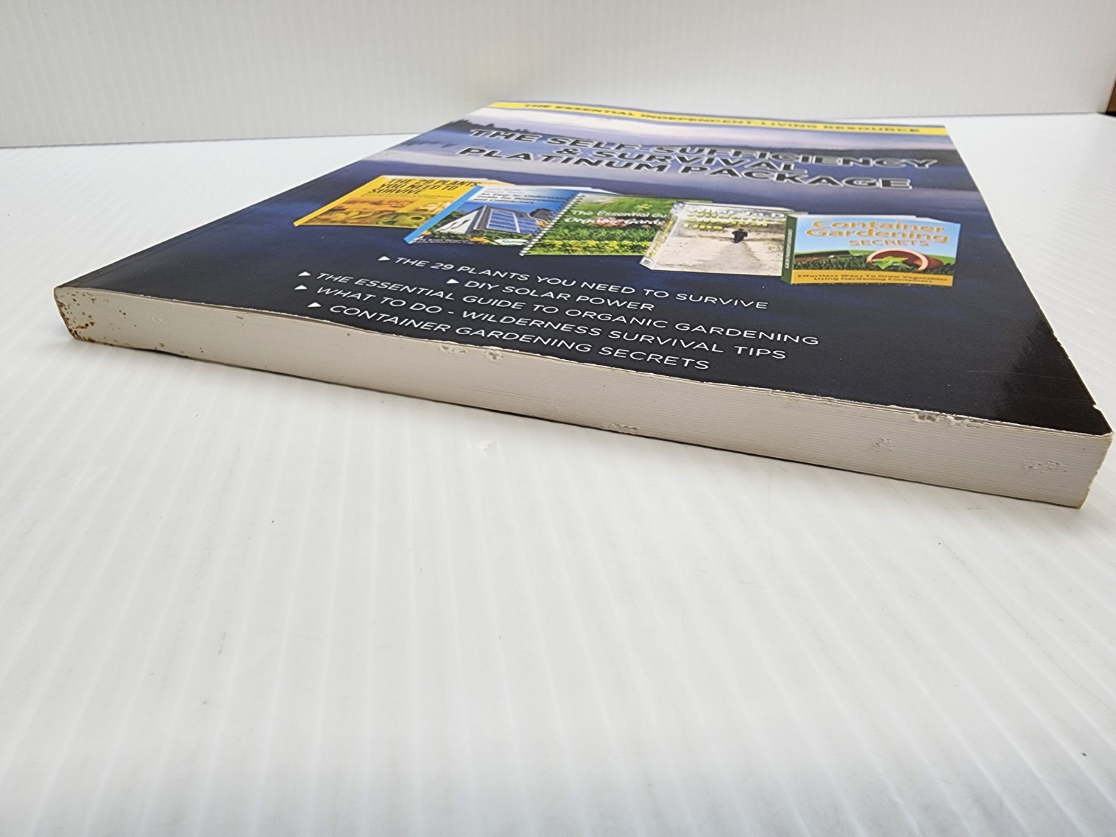 Self-Sufficiency & Survival Package Book 5 In 1 Plants Solar Gardening & More