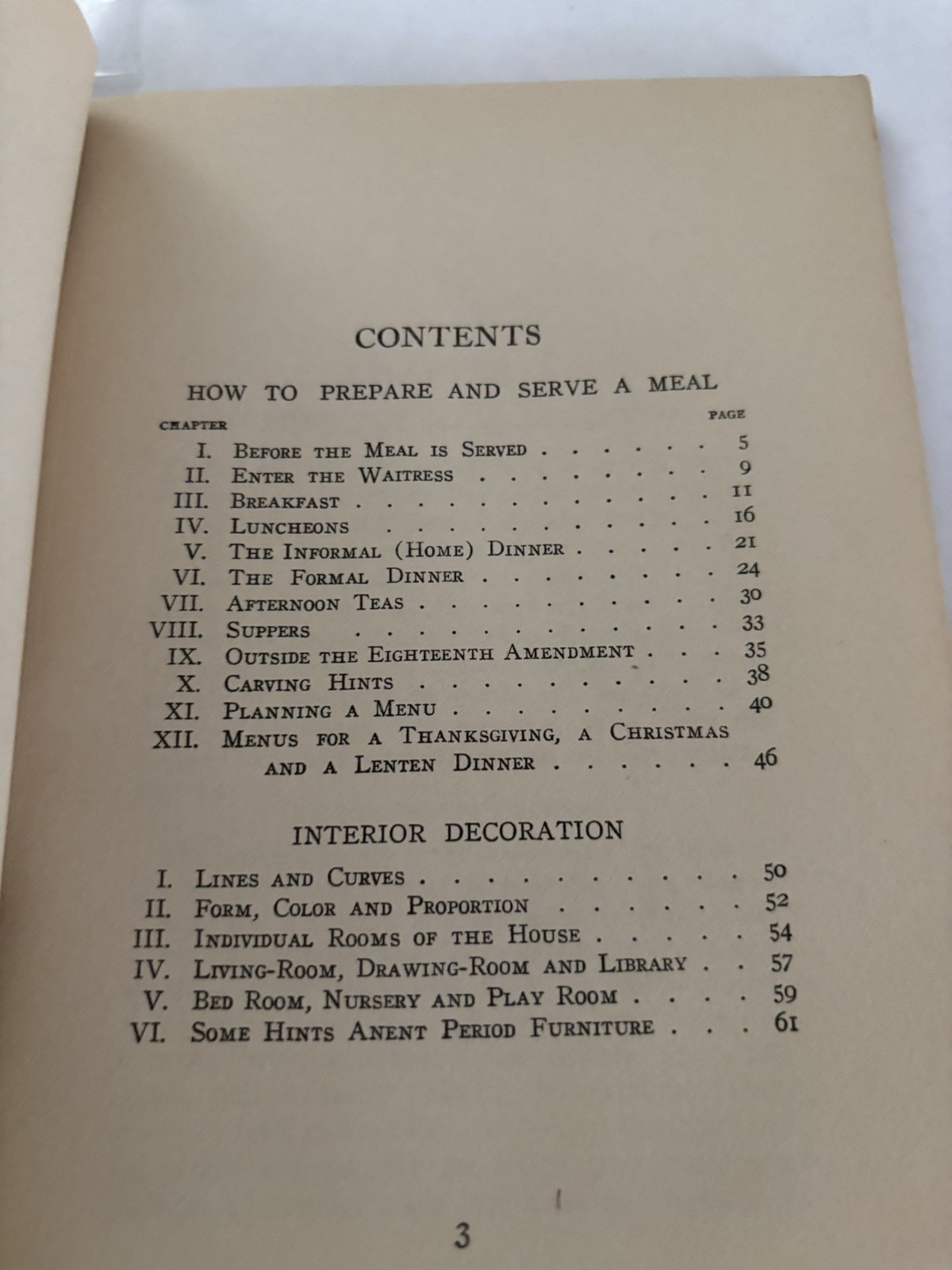 The Womans Library 1922 Book of Culture Decorating Meal Lot of 2 Antique Lane
