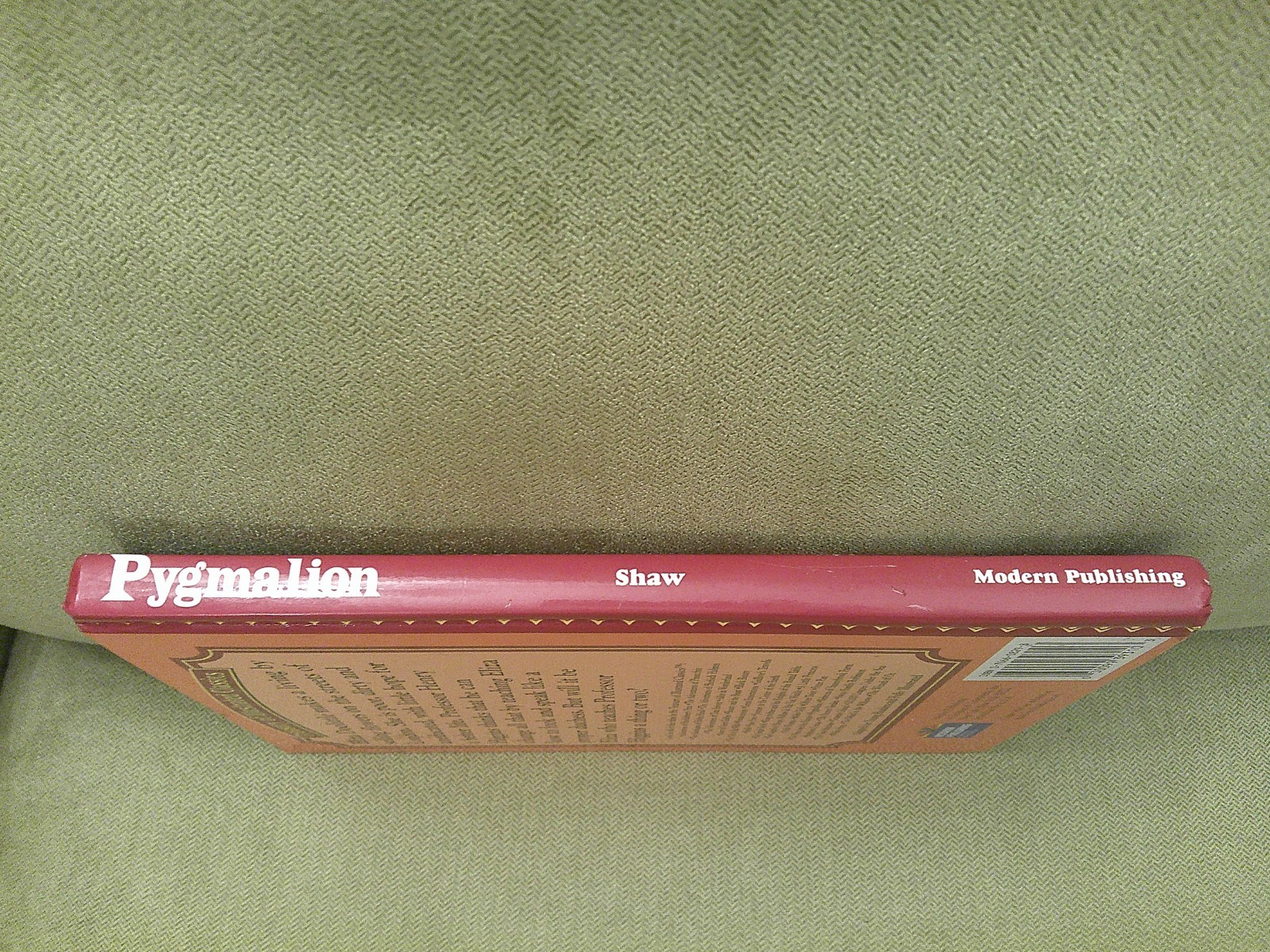 Pygmalion by George Bernard Shaw, ADAPTED FOR YOUNG READERS, Hardcover