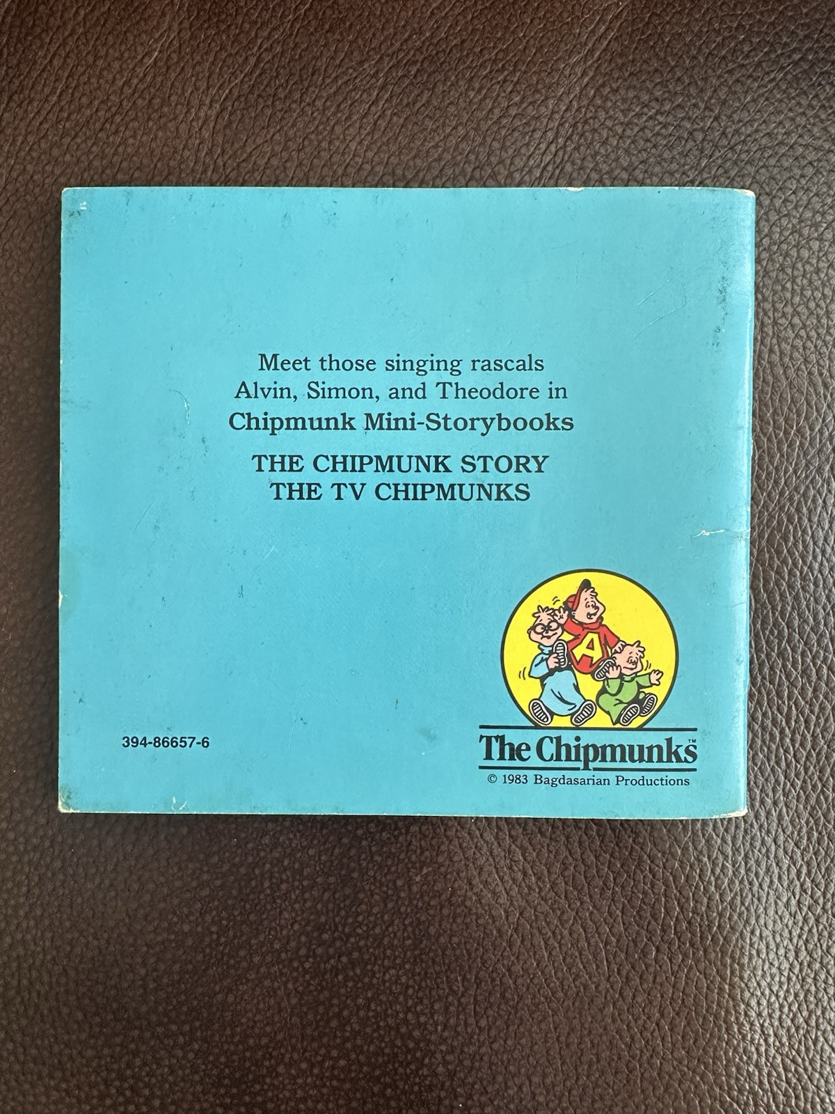 Vintage Alvin & The Chipmunks- The Chipmunk Story Paperback 1983