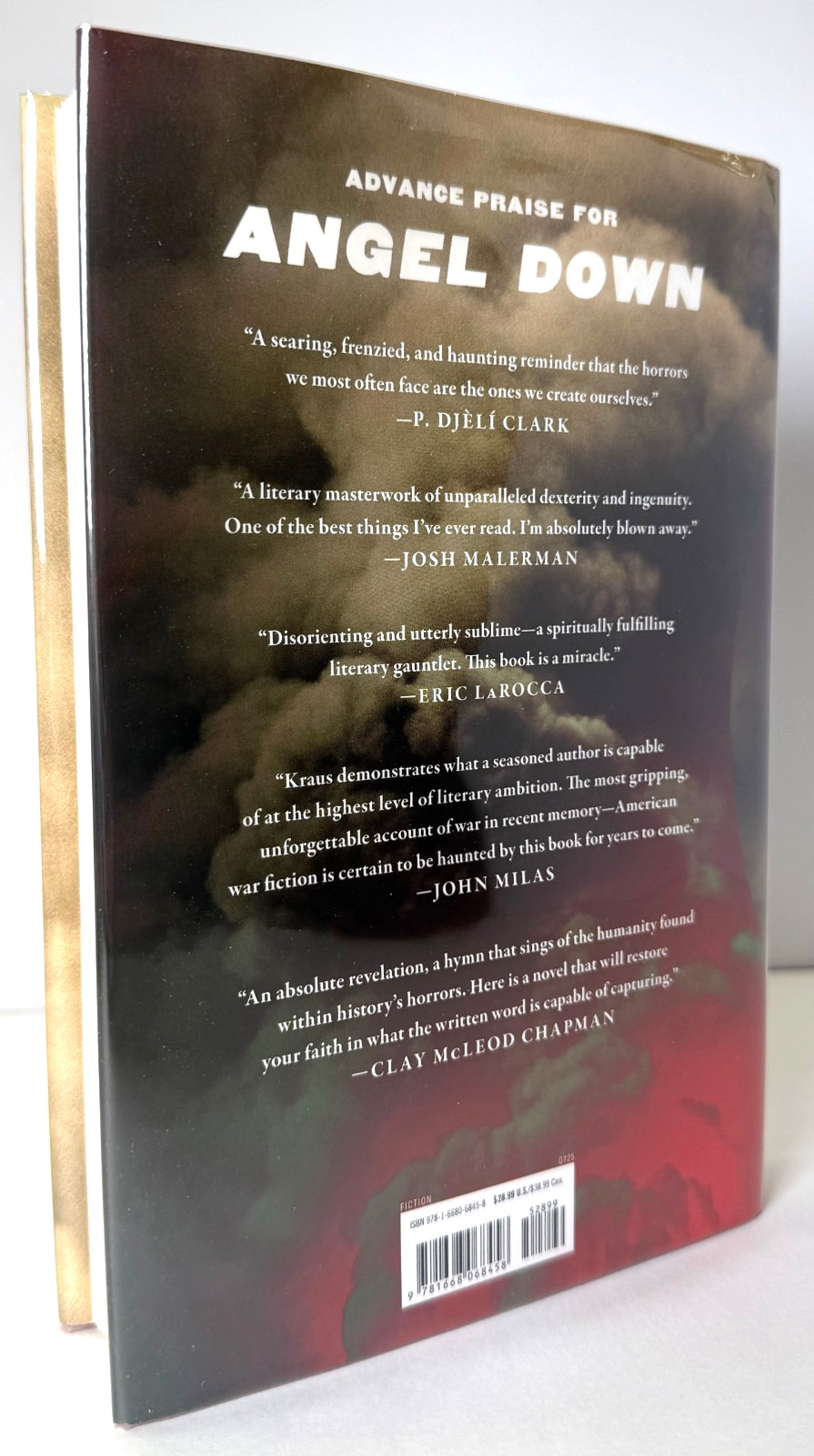 Angel Down (Pulitzer) Daniel Kraus 2025 1st edition 1st printing in Mylar, New