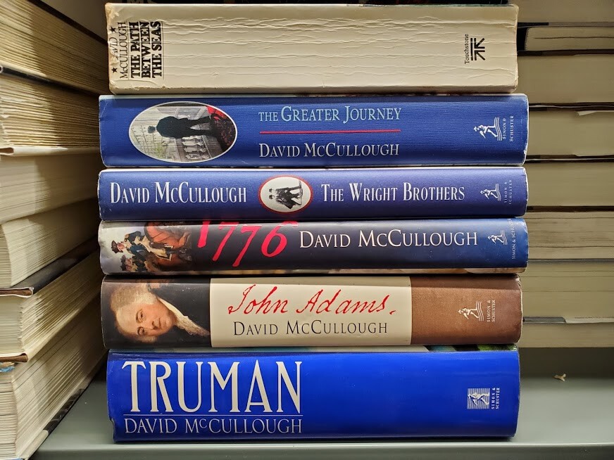 Lot Of 6 David McCullough Books – 1776, John Adams, Truman, Wright Brothers…