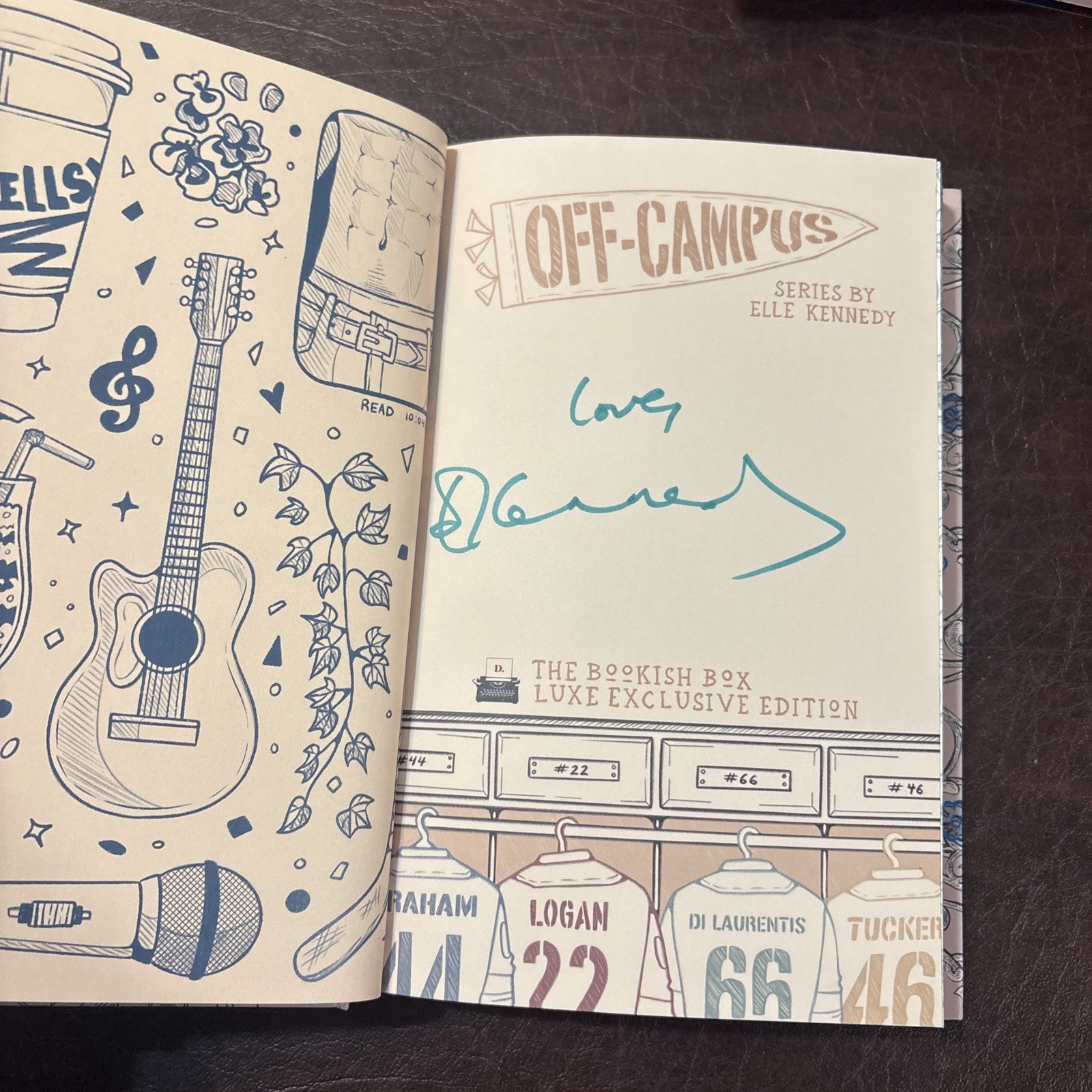 Off Campus Series By Elle Kennedy Bookish Box Limited Edition Books 1-4