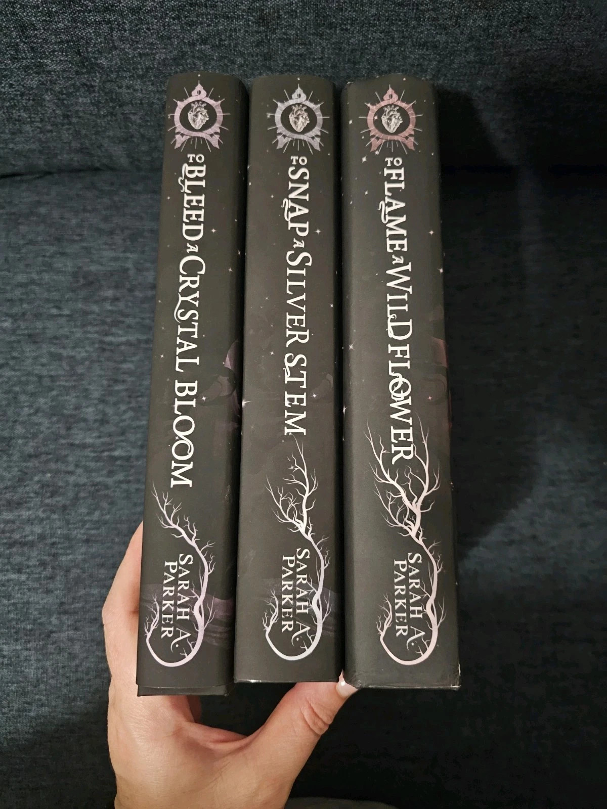 To Bleed A Crystal Bloom OOP Hardcovers 1 2 3 Sarah A. Parker, Hardcover