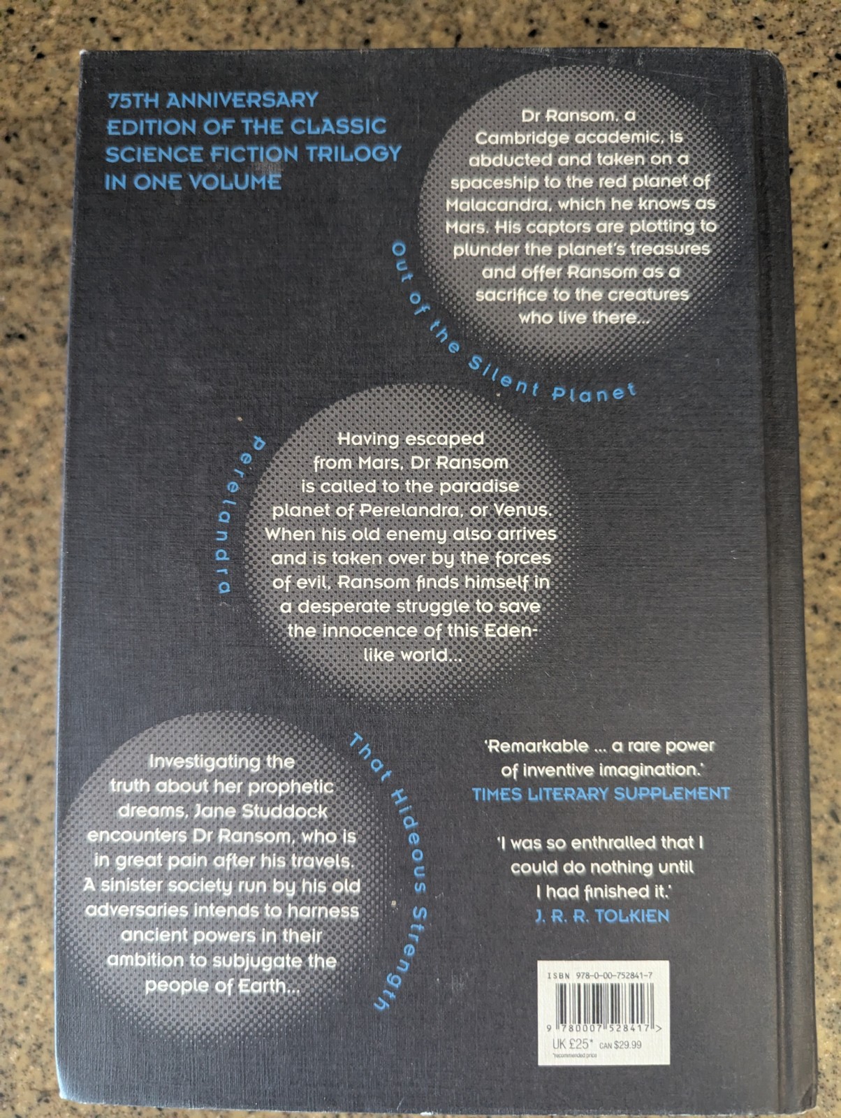 C.S. Lewis The Space Trilogy Out of Silent Planet Perelandra Hideous Strength