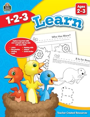 1-2-3 Learn Ages 2-3, Guckian M, Mara