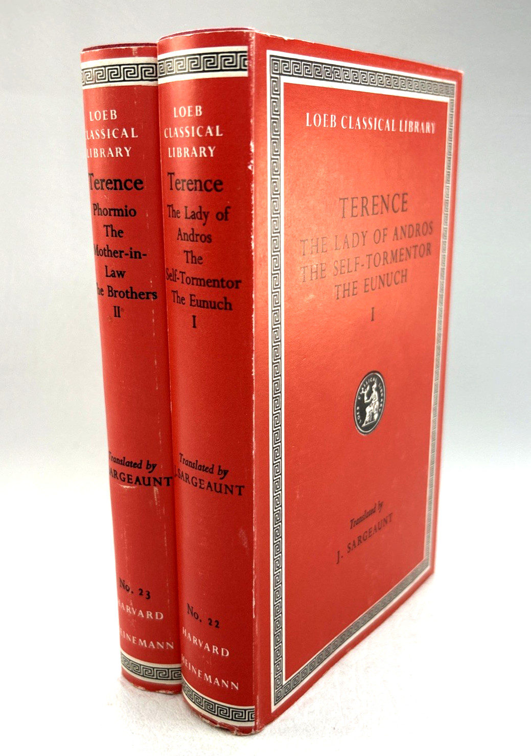 Loeb Classical Library TERENCE Complete Set of 2 Vols 1965 – HC/DJ VGC