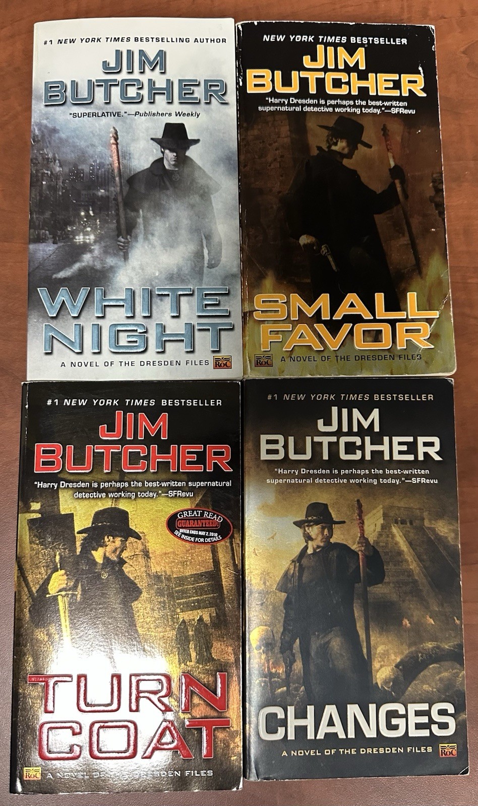 LOT (14) Jim Butcher Dresden Files (1-14) Cold Days, Ghost Story, Changes, Etc.