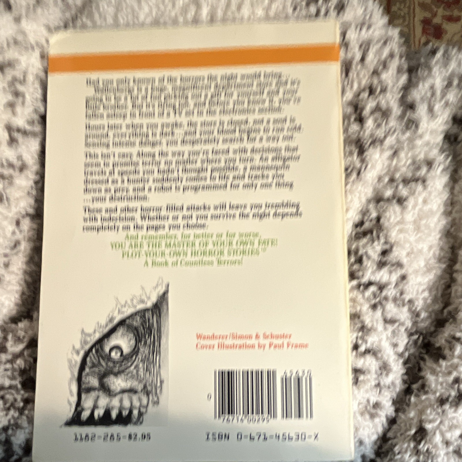 Plot Your Own Horror Stories #2 Nightmare Store PB Hilary Milton Illus 1982