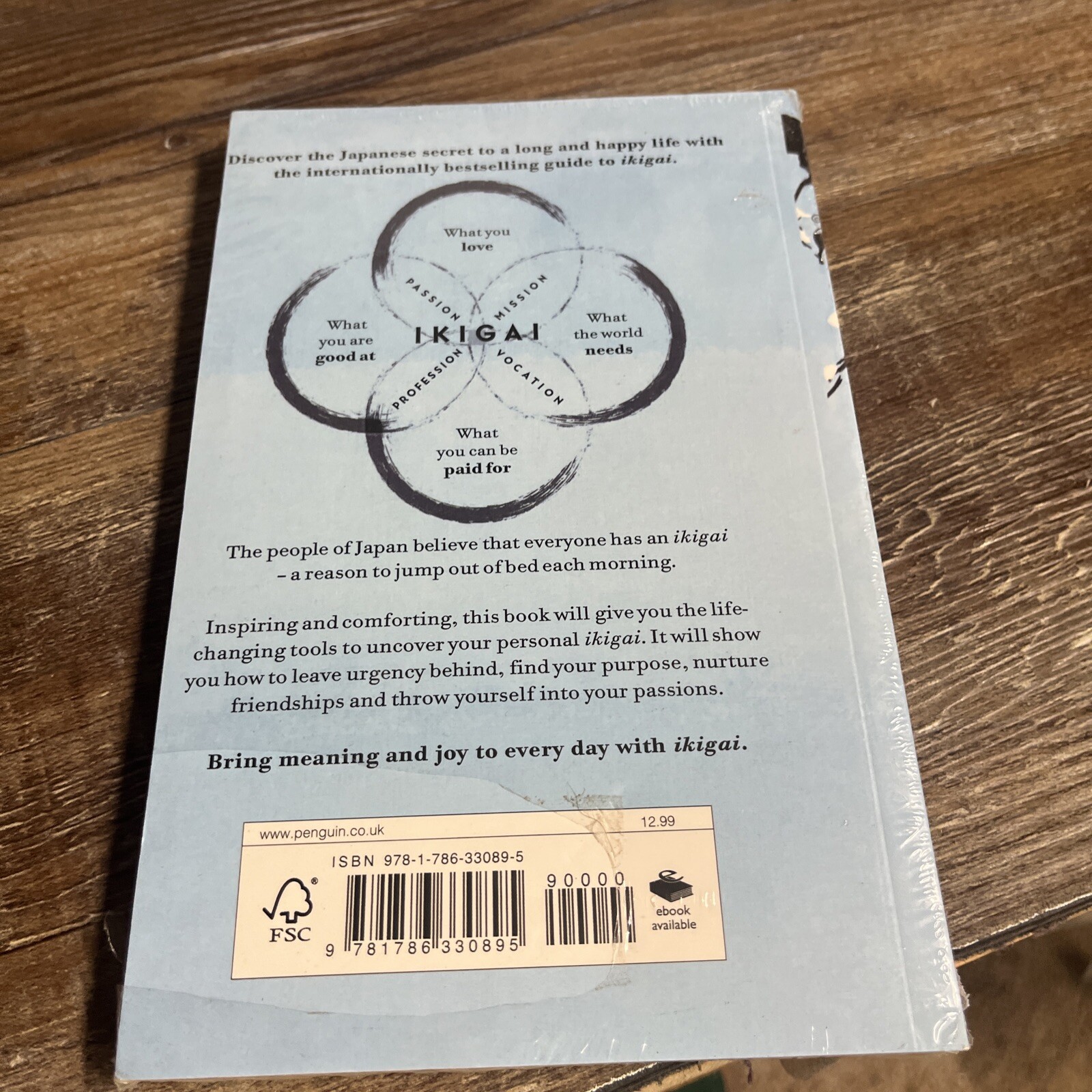 Ikigai:The Japanese Secret to a Long and Happy Life English Paperback New Sealed
