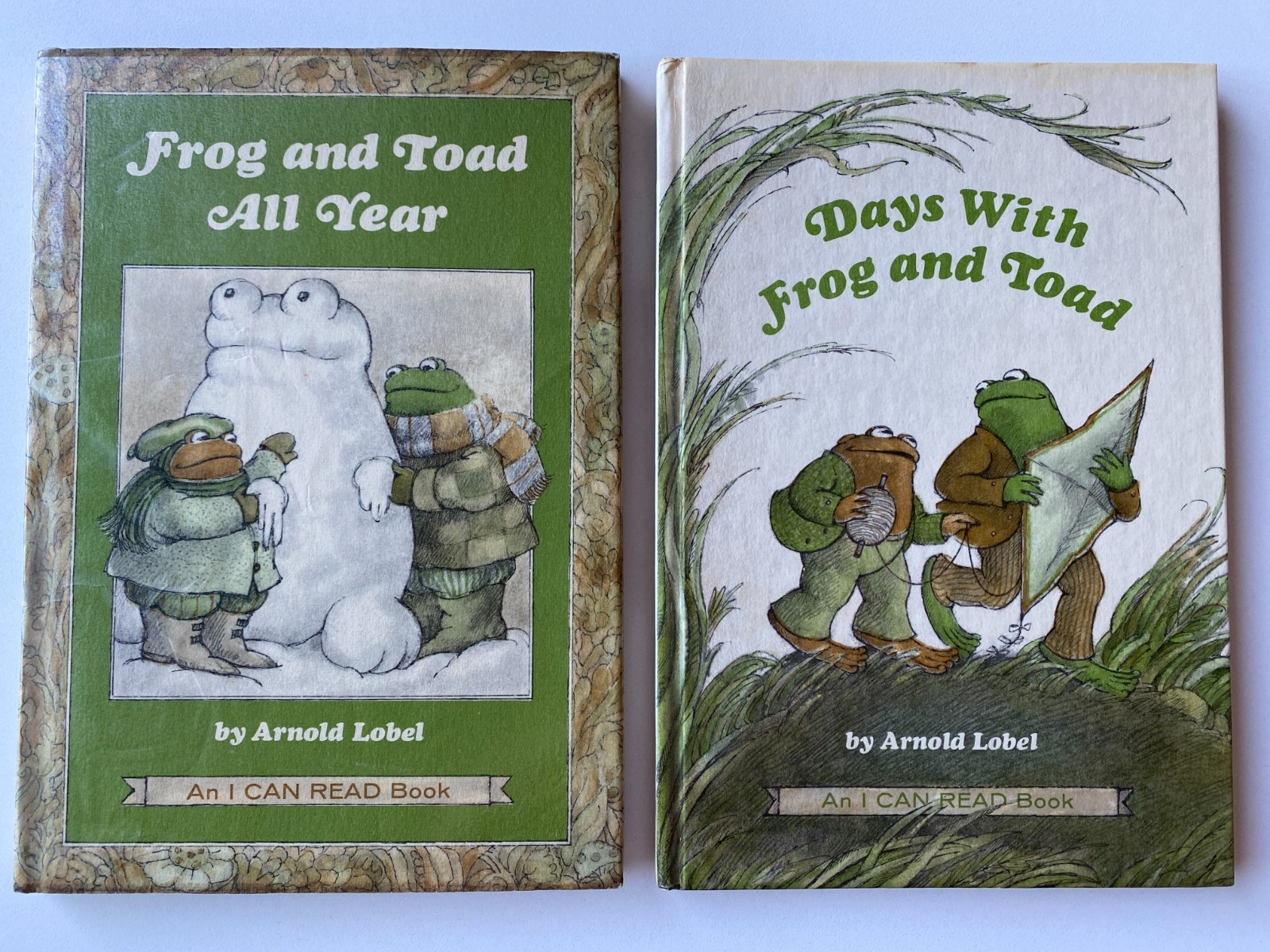 VINTAGE FROG TOAD SET~Arnold Lobel Lot 2~HCDJ~All Year~Days With~1976 / 1979~