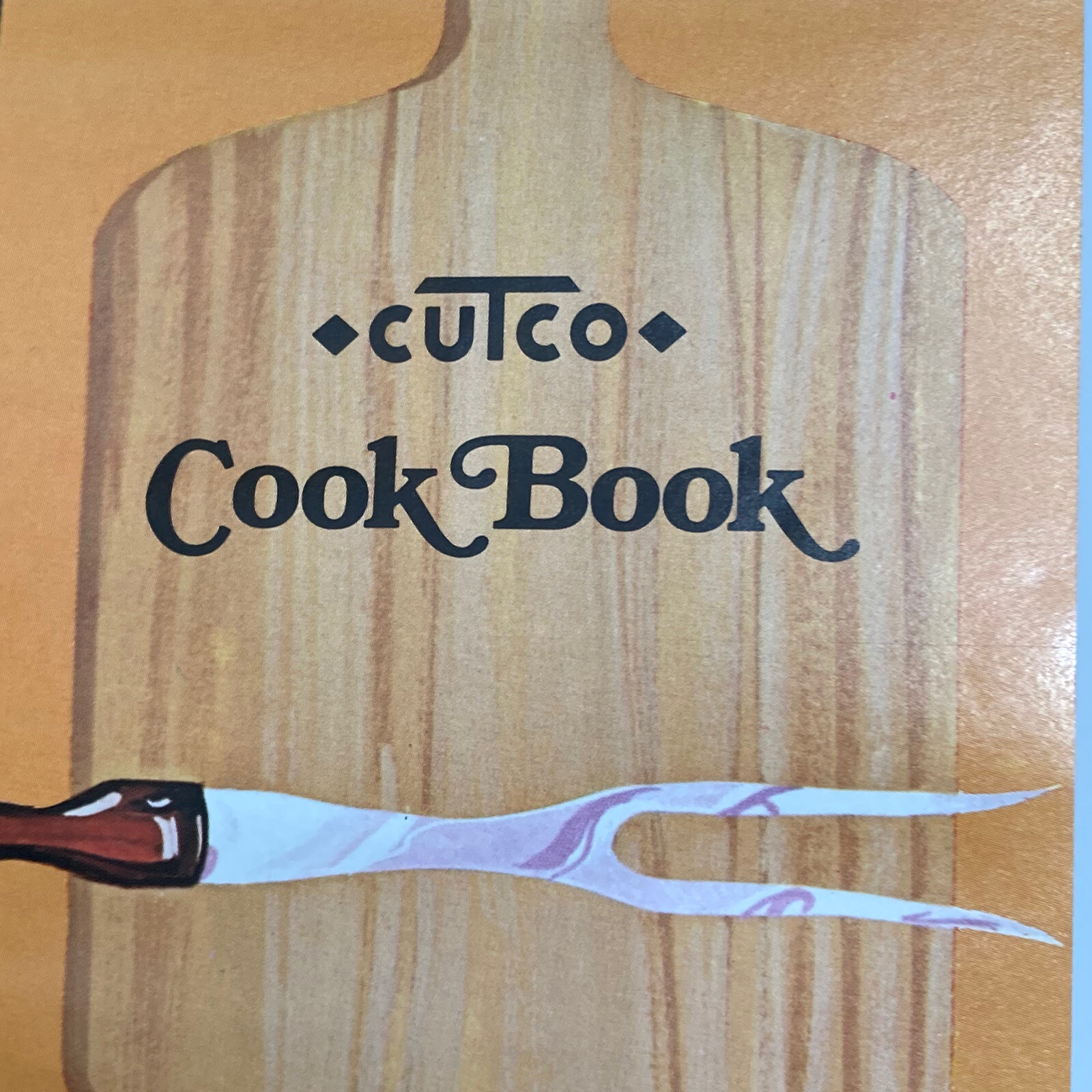 Vintage CUTCO KNIVES Cook Book 1972 World’s Finest Cutlery Hardbound 128 Pages