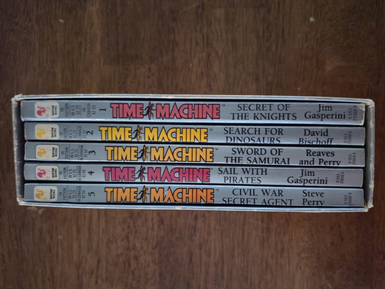 Bantam Time Machine Series Books 1-5 In Boxed Set CYOA RPG Gamebook Lot 1980’s