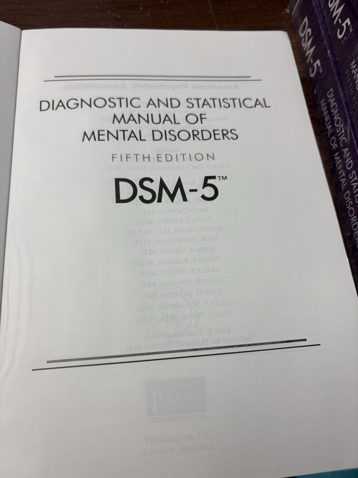 Diagnostic and Statistical Manual of Mental Disorders, 5th Edition: DSM-5- PB