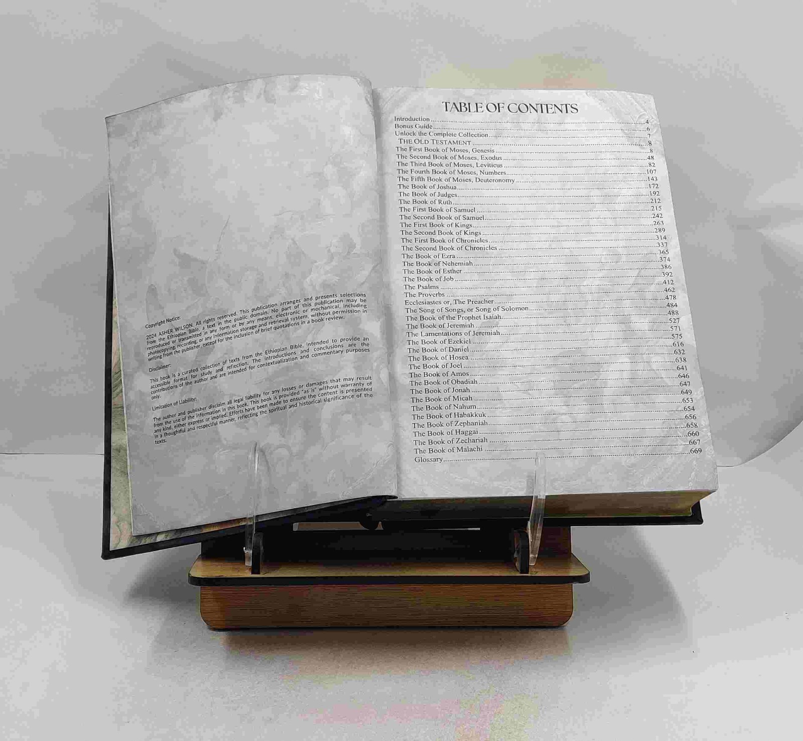 Ethiopian Bible in English Complete- Old Testament Large [Premium Leather Bound]