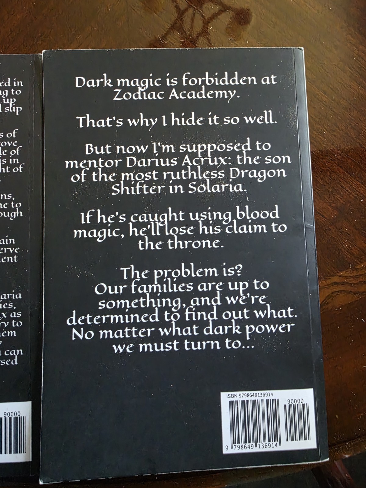 Zodiac Academy Books 0.5 And 5.5 In The Original Matte Black Covers.