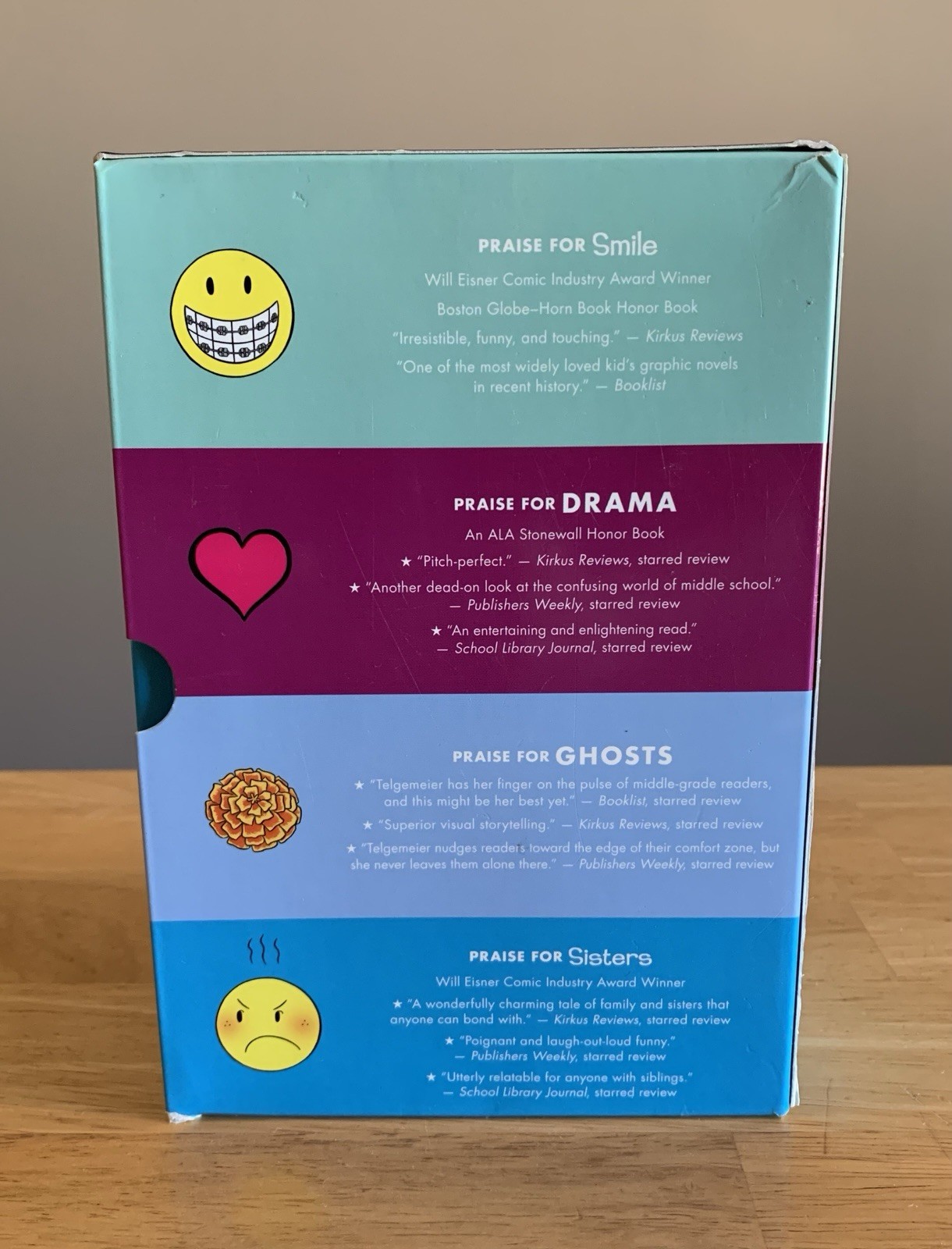 The Raina Telgemeier Collection 4 Book Box Set 2016