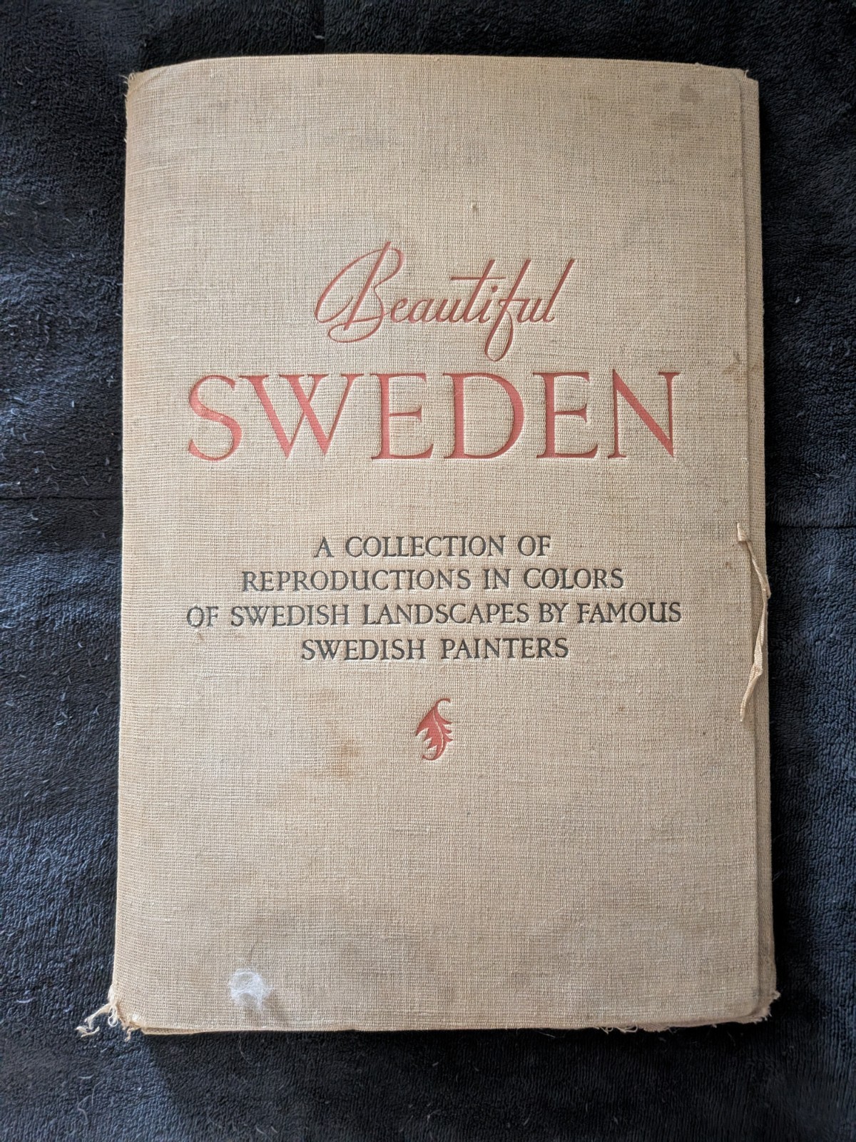 Beautiful SWEDEN : Collection of paintings of swedish landscapes by famous _Rare