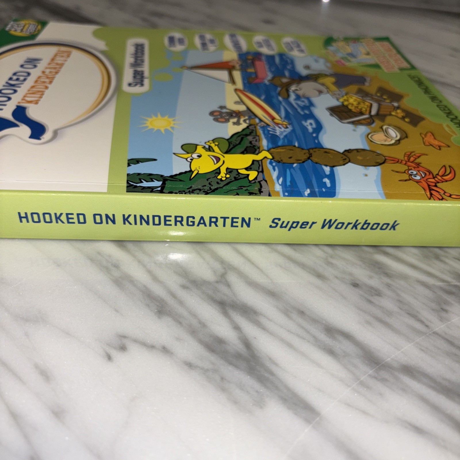 HOOKED ON KINDERGARTEN SUPER WORKBOOK By Hooked On Phonics BRAND NEW 320 Pages