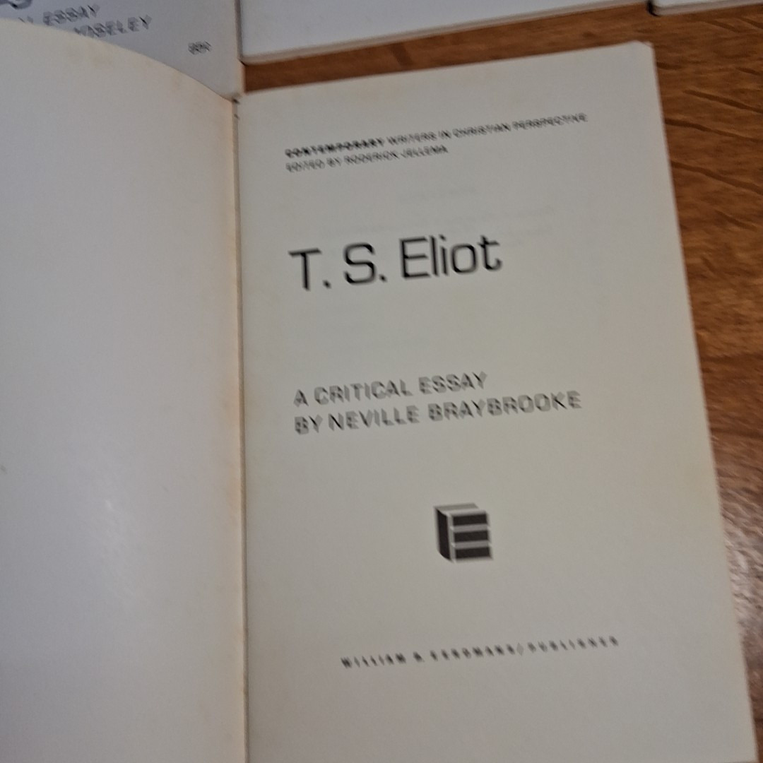 6 Contemporary Writers in Christian Perspective: Critical Essays Eliot Bellow…