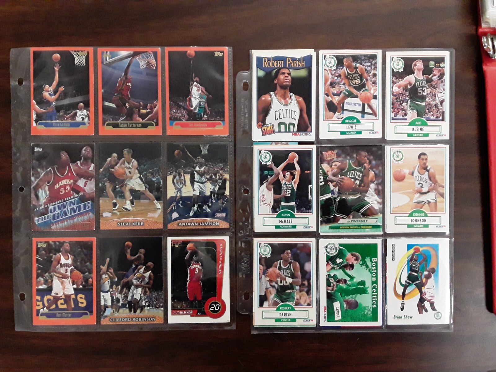 Basketball Trading Cards 31 Ultra Pro sheets full 300 random cards G+ 240403