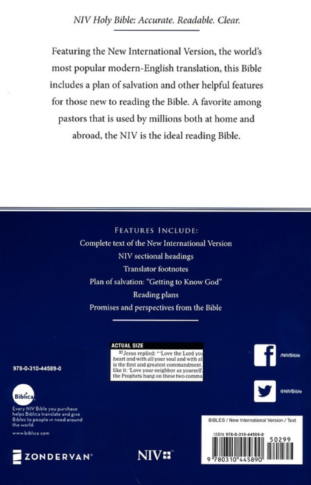 NIV Bible Blue 40 Outreach Bibles Wholesale Bibles BRAND NEW!!!