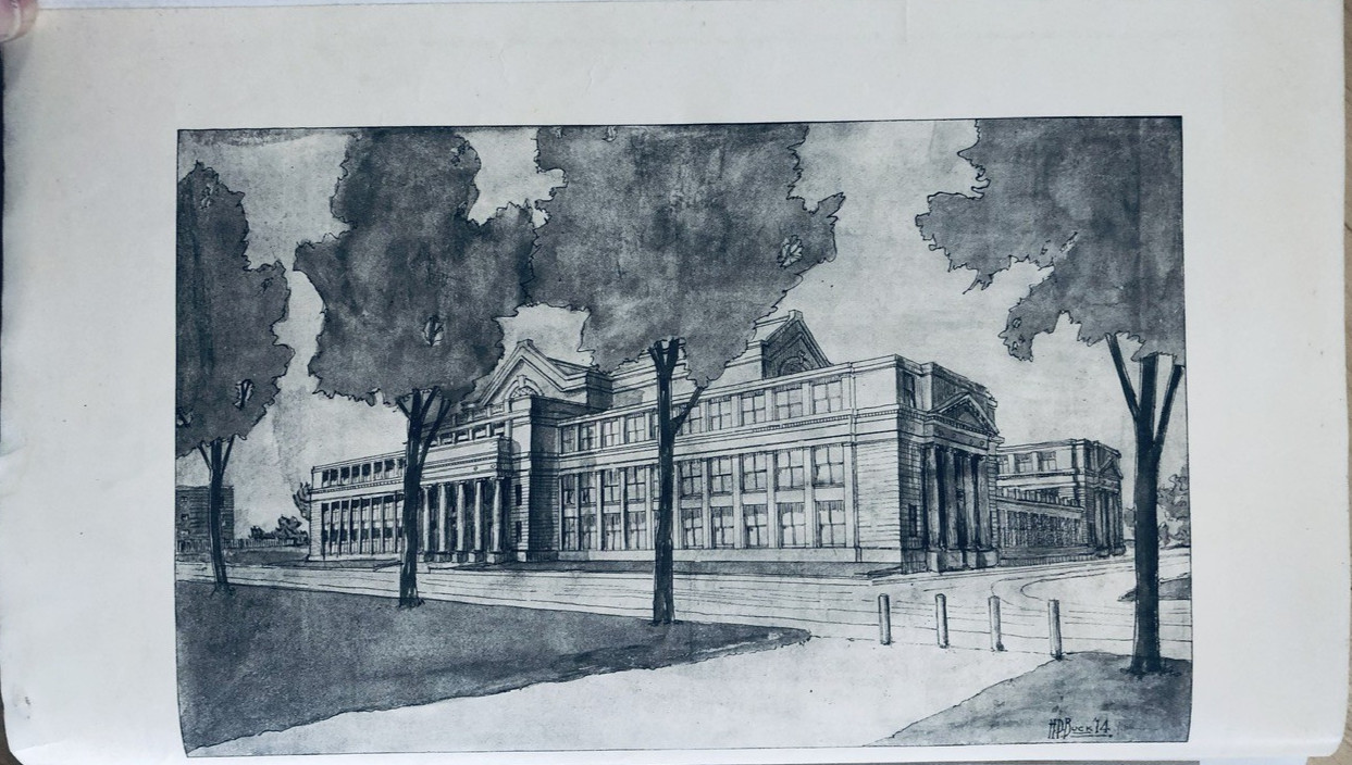 The Aitchpe 1914 Chicago Hyde Park High School Yearbook, Softcover, 200 pages