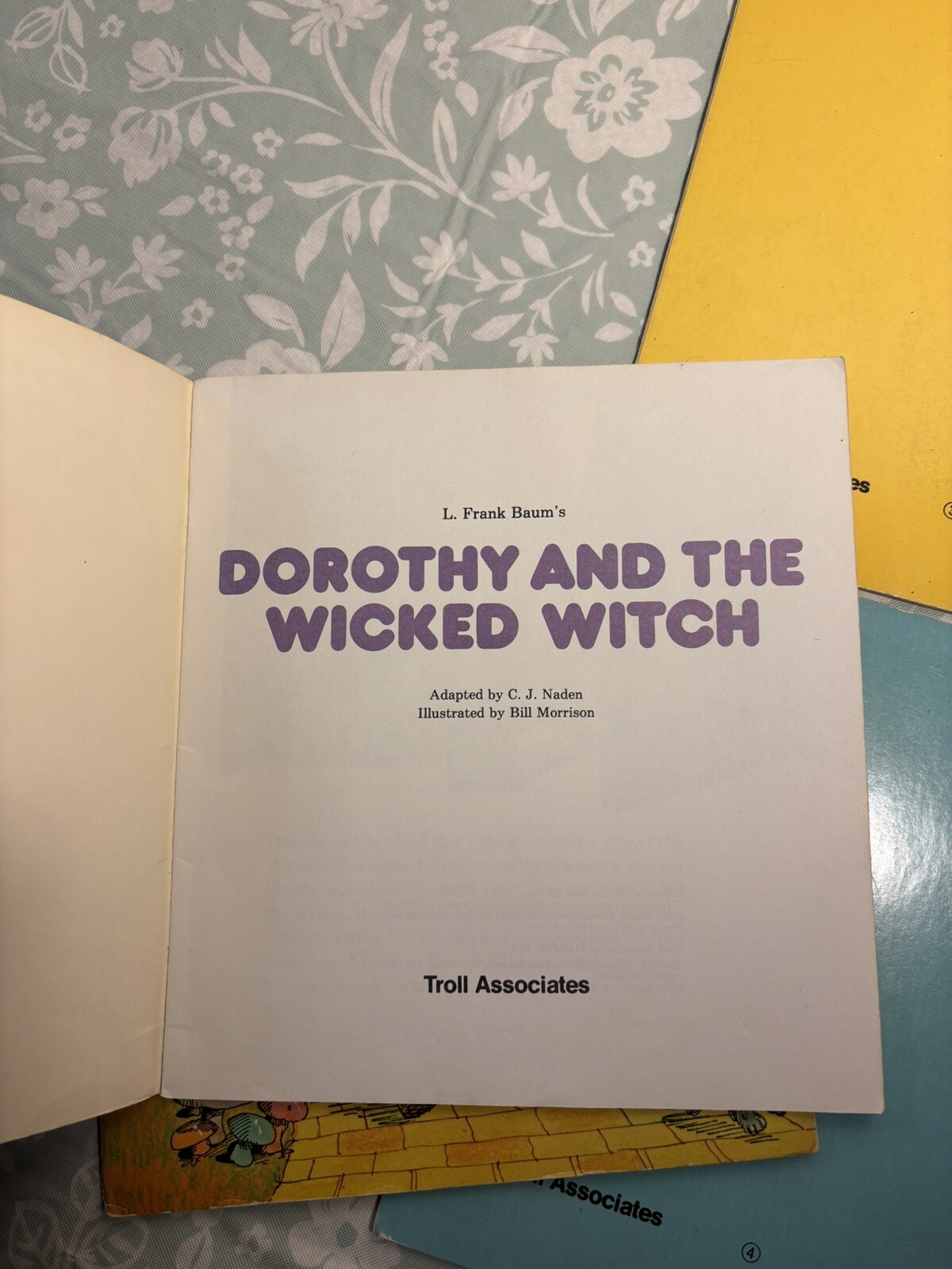 Wizard Of Oz 1980 Paperback Books Lot Of 4