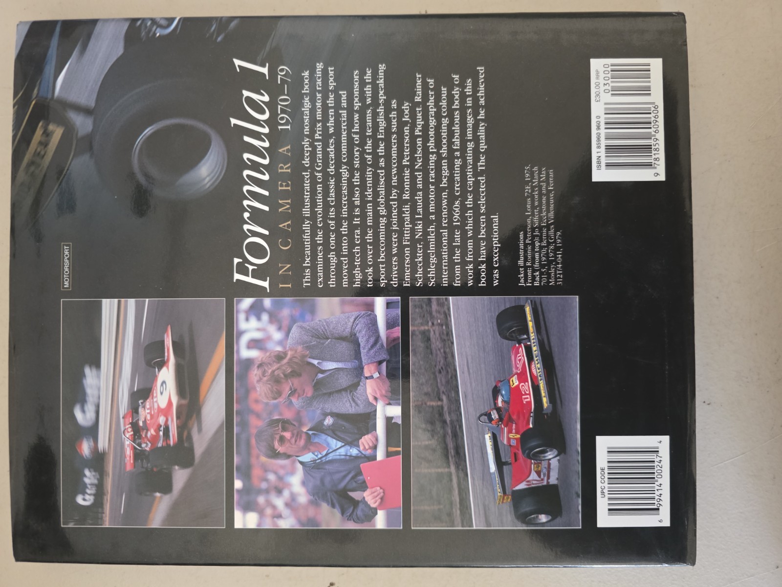 Formula 1 in Camera: 1970-79 by Parker, Paul Hardback **Immaculate Condition **