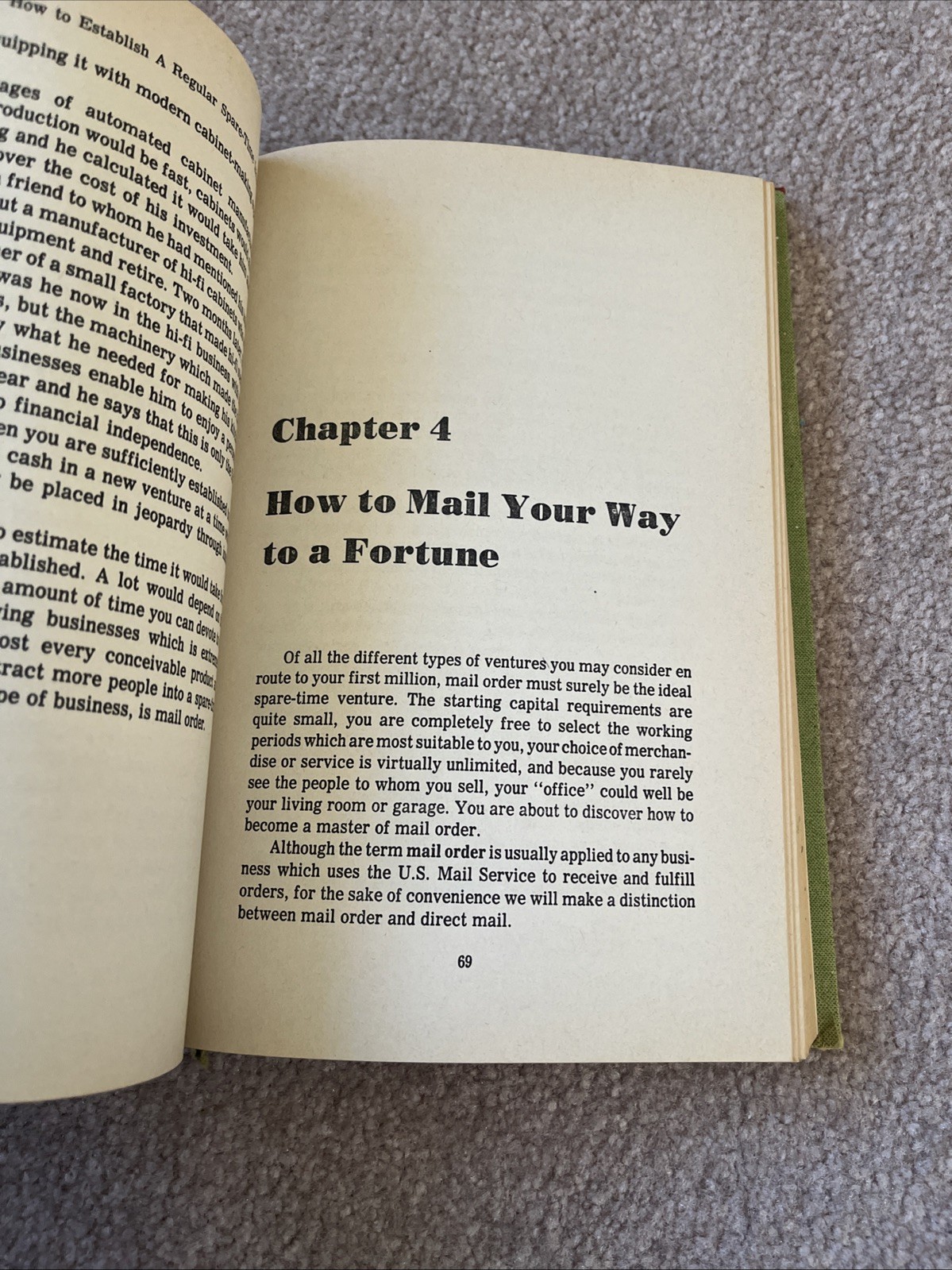 Vintage 1979 Spare Time Steps To Your First Million By Bill Hammond Hardback