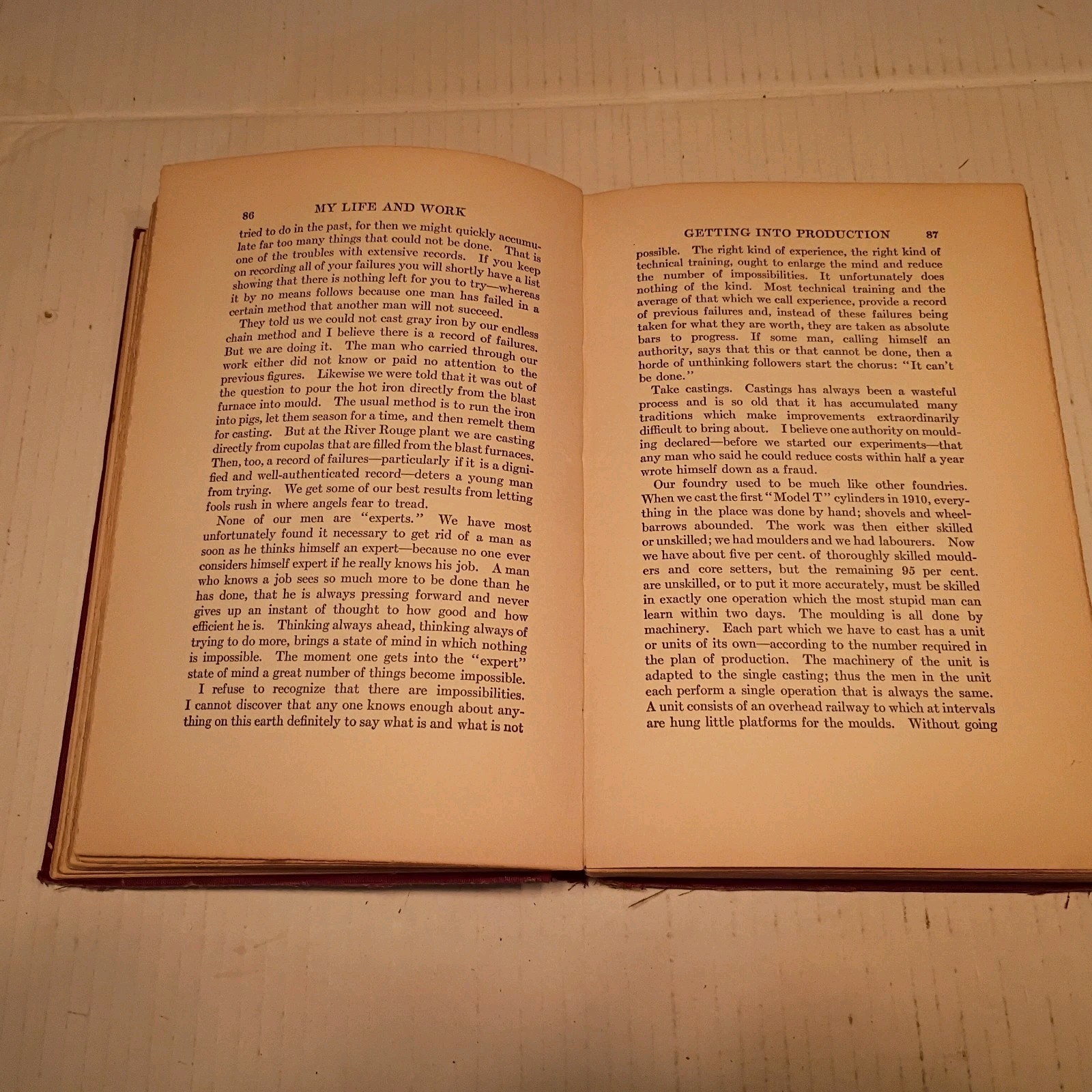 1922 My Life And Work By Henry Ford
