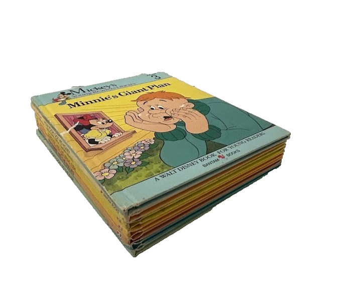 Vintage 1983 Walt Disney Fun To Learn Library Books Lot 1-14 Set