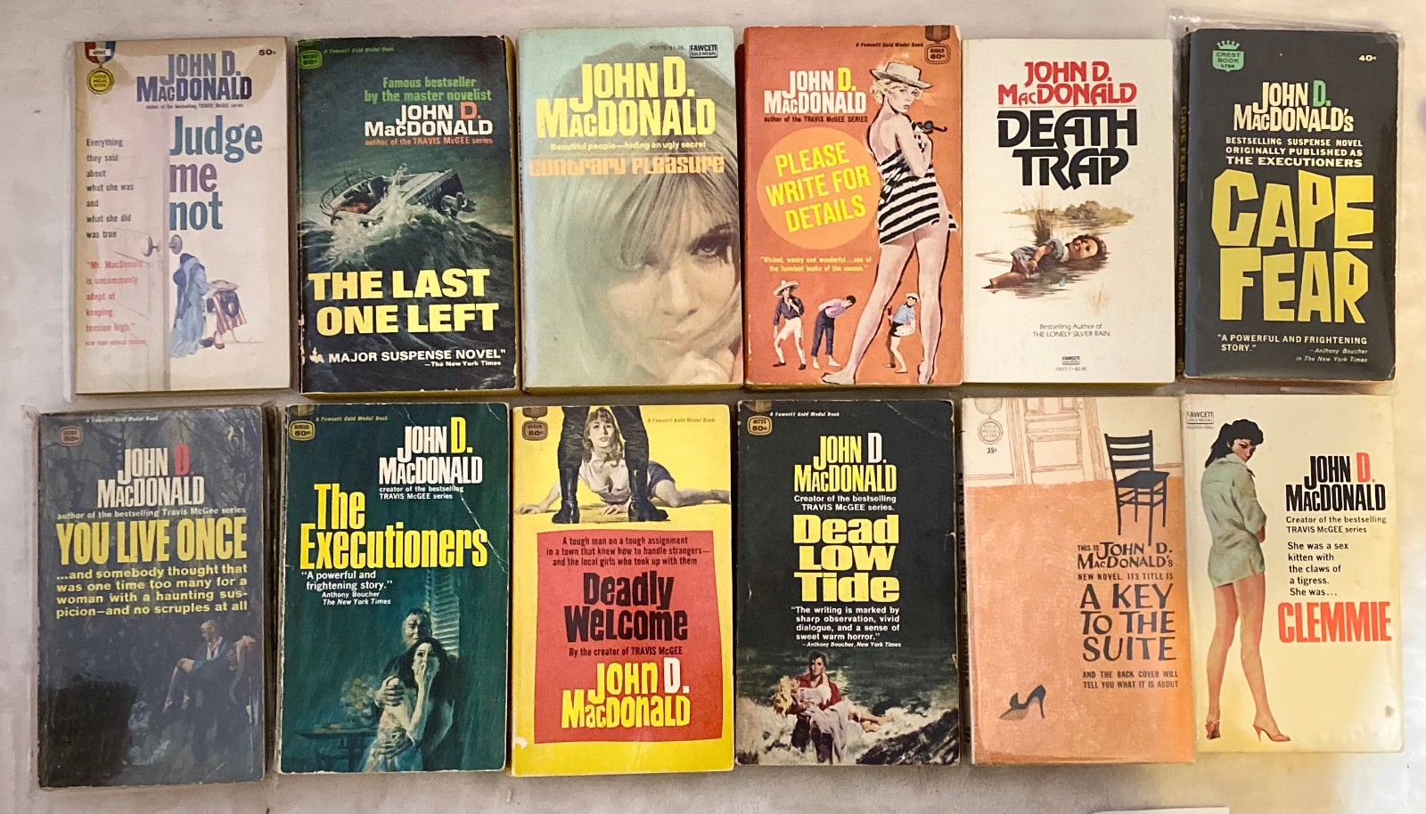 Travis McGee JOHN D MACDONALD BUY AS MANY GD/VG LOW $ PB GET Flat $4.75 Ship #N5