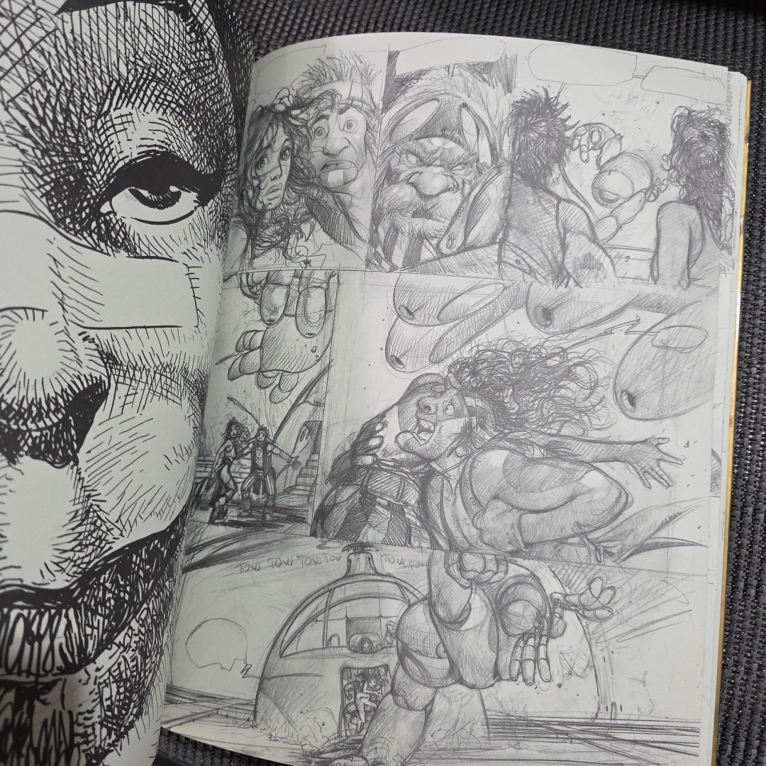 Massimiliano Frezzato Sketchbook -HC 2001 Heavy Metal Comic Drawings