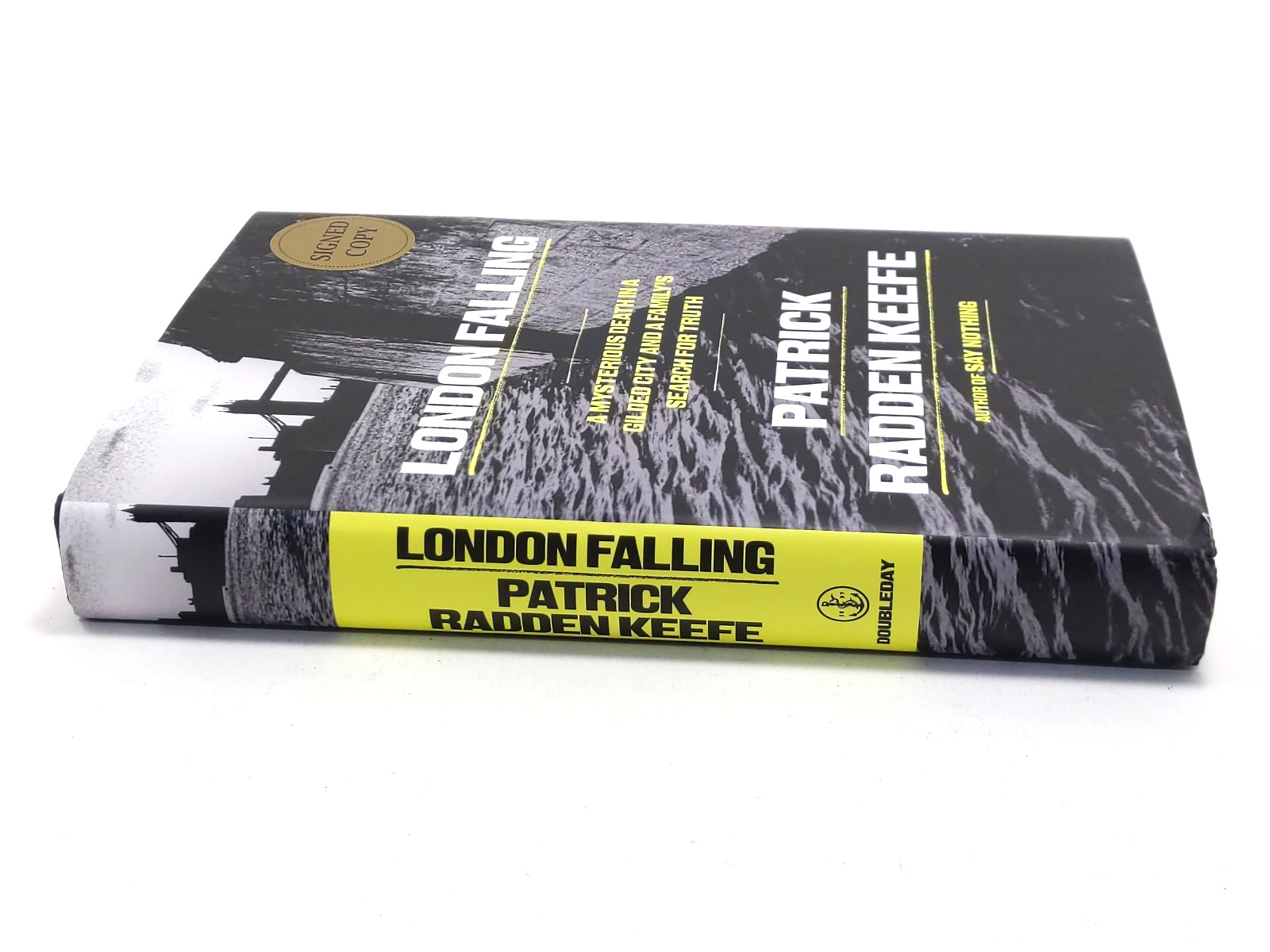 London Falling by Patrick Radden Keefe Signed – Hardcover